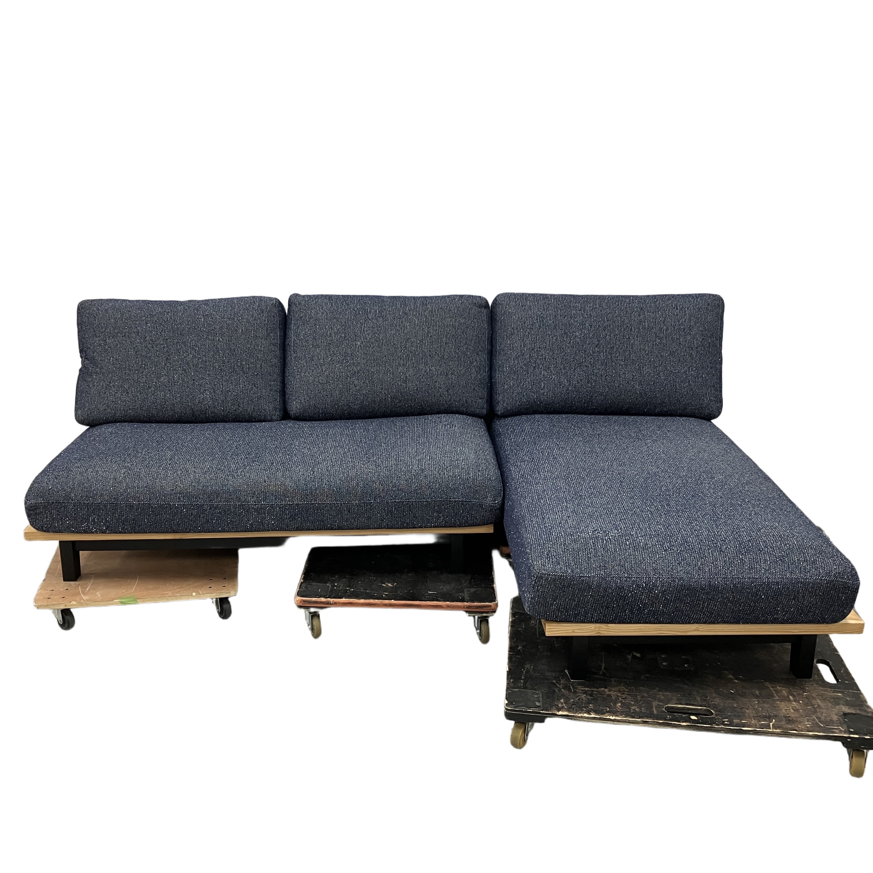 NAGANO INTERIOR ソファ/カウチ 2人掛けソファ ナガノインテリア 2点セット 中古 良好