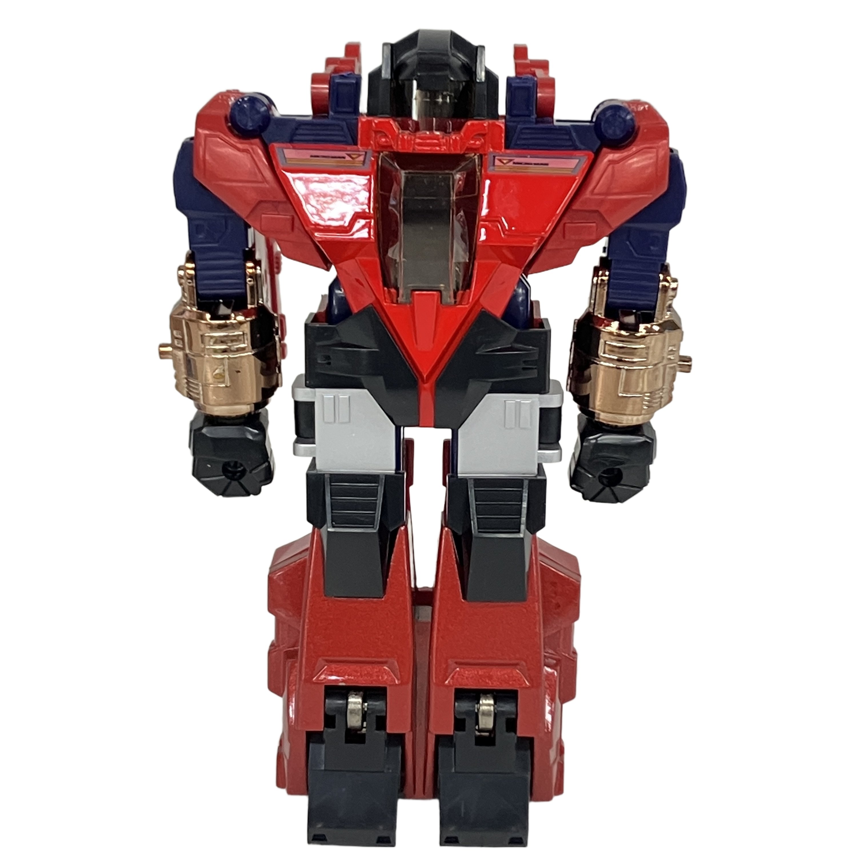 タカラ ミクロマン アーマードスーツ バルソニック レッドタイプ(型番:191055-3 / 当時物 / ミクロマン009フィギュア付属 / 未使用・未組みランナー・未使用シール・元箱小冊子完備 / 昭和レトロ 希少ヴィンテージ):1980年代SFトイの金字塔。変形ギミックとミクロマンのロマンが奇跡の