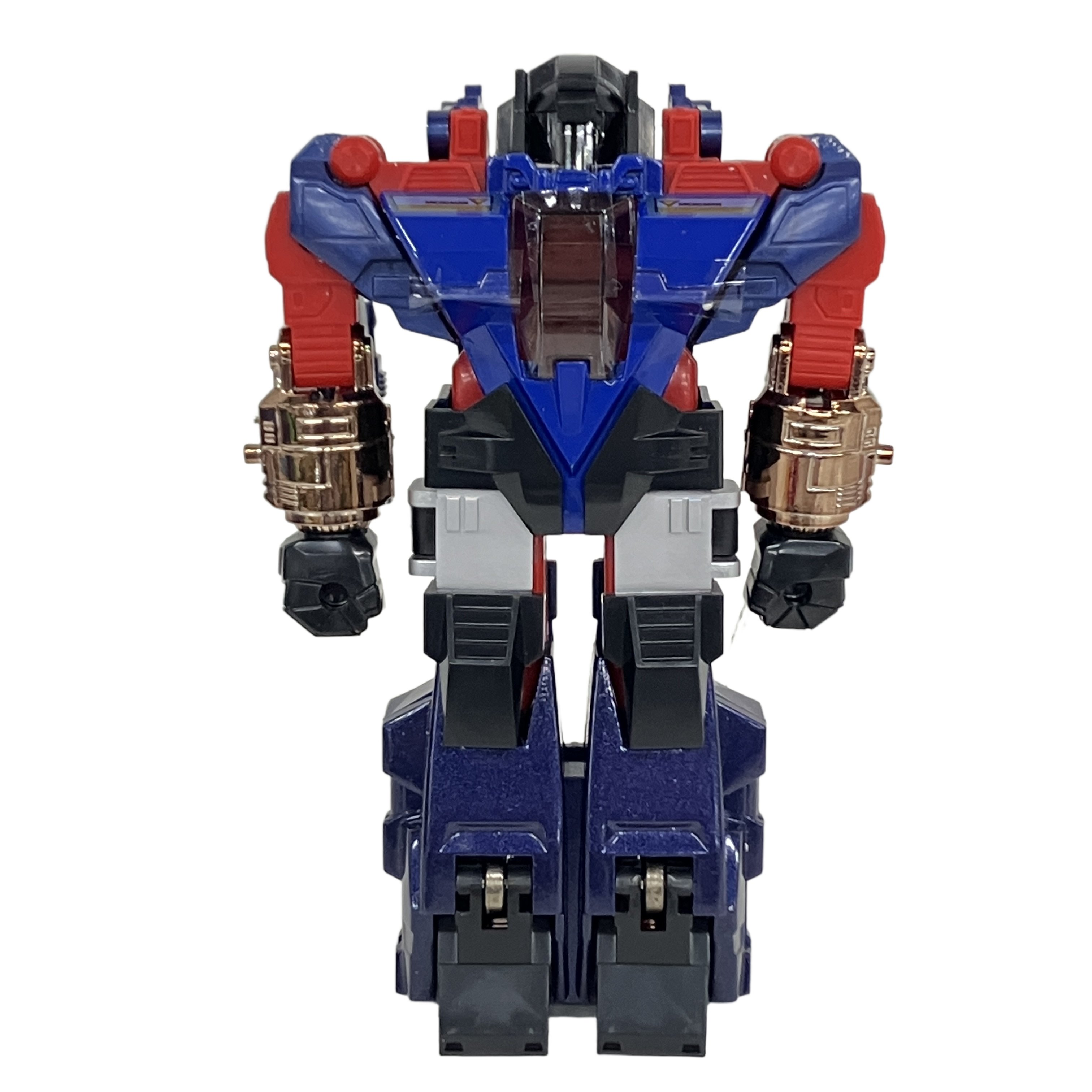 タカラ ミクロマン アーマードスーツ バルソニック ブルータイプ(型番:191055-3 / 当時物 / ミクロマンフィギュア付属 / 未使用・未組みランナー・未使用シール・元箱小冊子完備 / 昭和レトロ 希少ヴィンテージ):鮮烈なブルーが映える1980年代SFトイの金字塔。スーパーチェンジギミックと昭和のロマンが宿る至高のマスターピース。