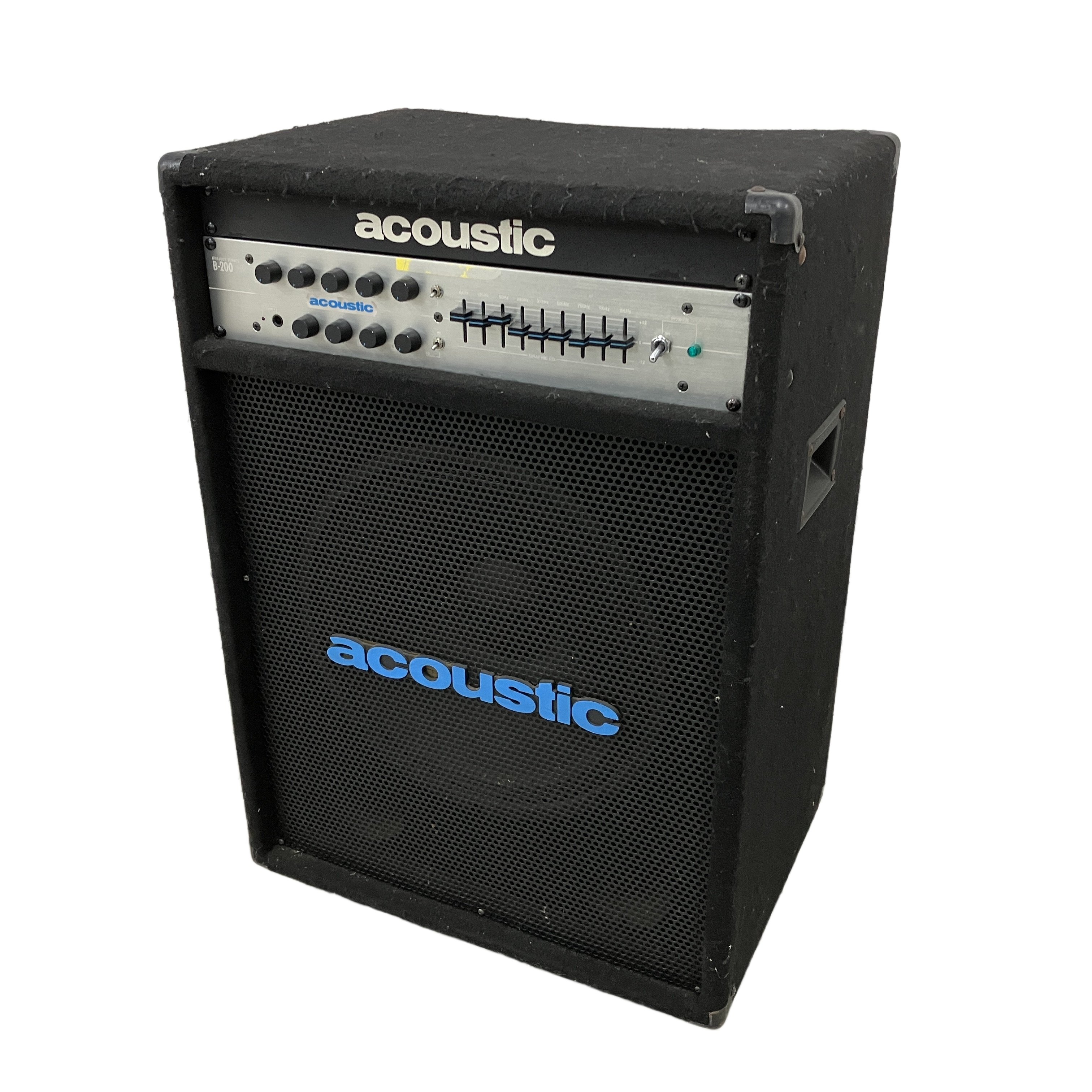 acoustic B-200+TC-115B ヘッドアンプ キャビネット音響機器 オーディオ ジャンク
