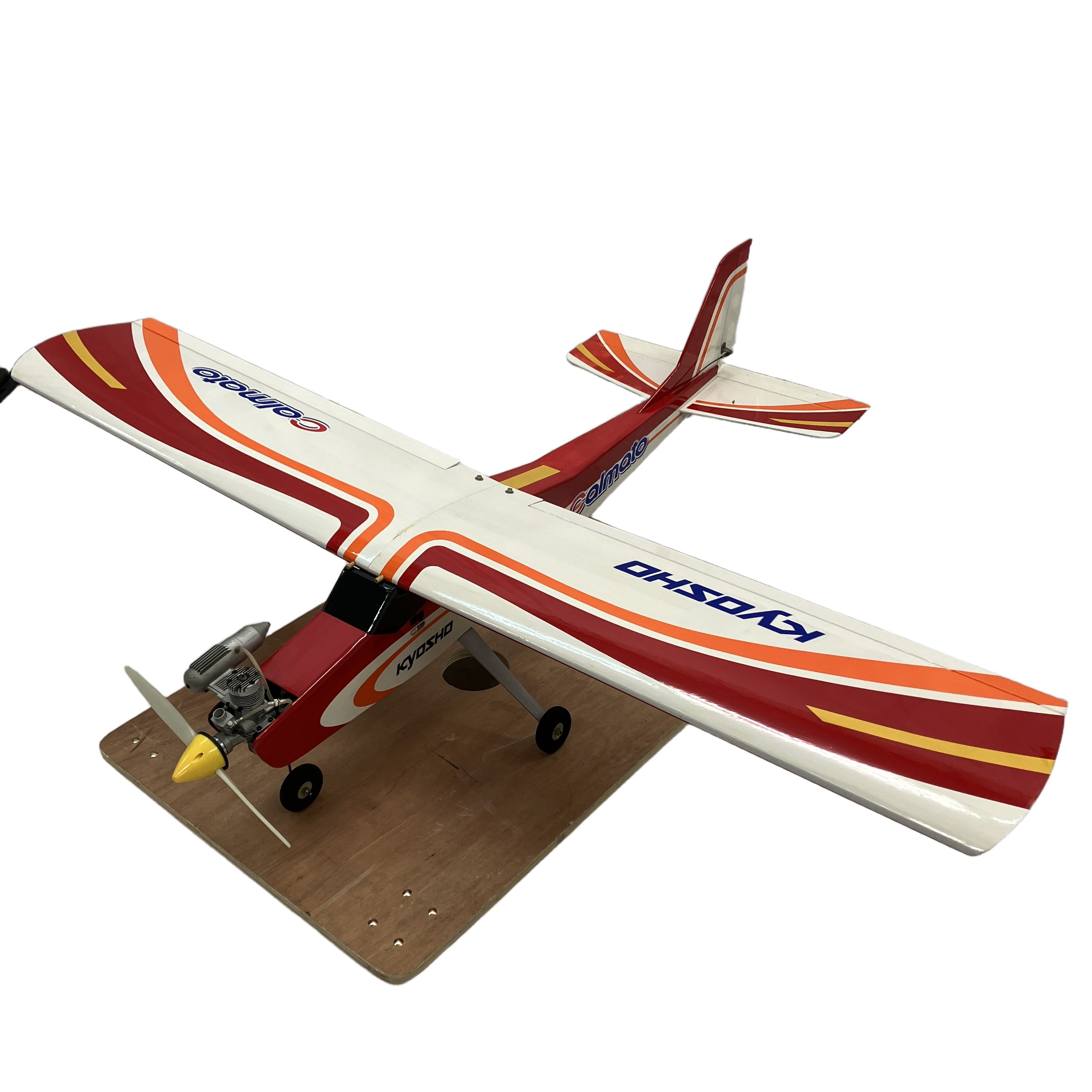 KYOSHO Calmato α40 ラジコン 飛行機 Futaba S3001 アナログサーボモーター R617FS 受信機 搭載 カルマート フタバ 京商 中古