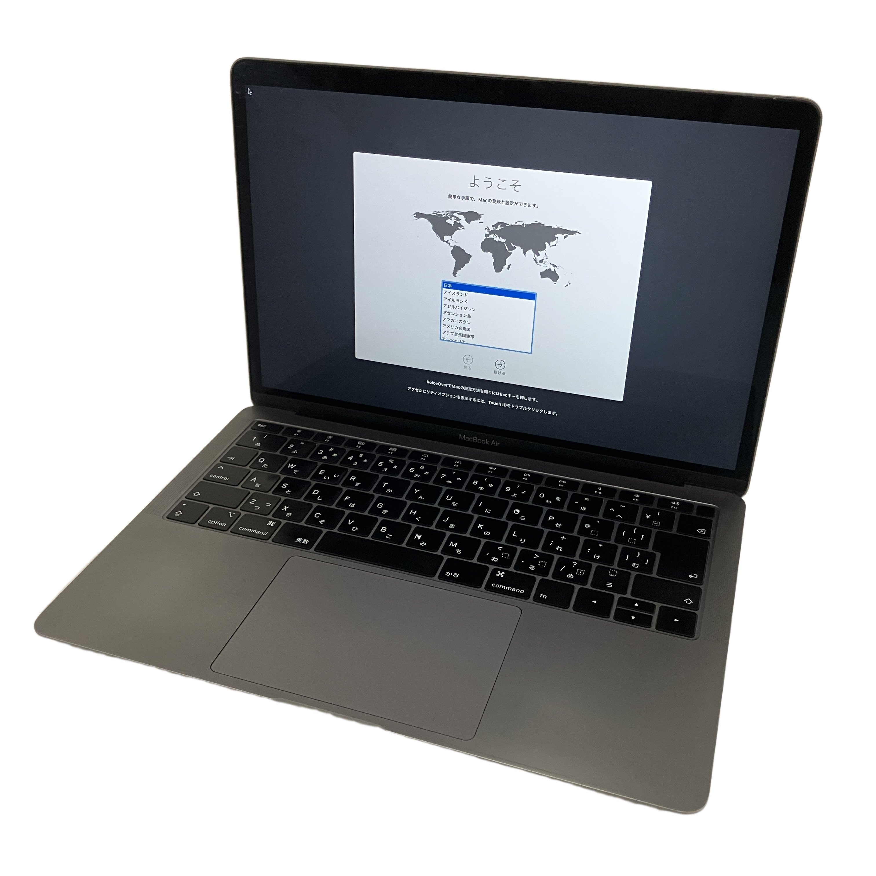 Apple MacBook Air Retina 13-inch 2018 A1932 i5 8210Y メモリ8GB SSD128GB catalina ノートPC 中古