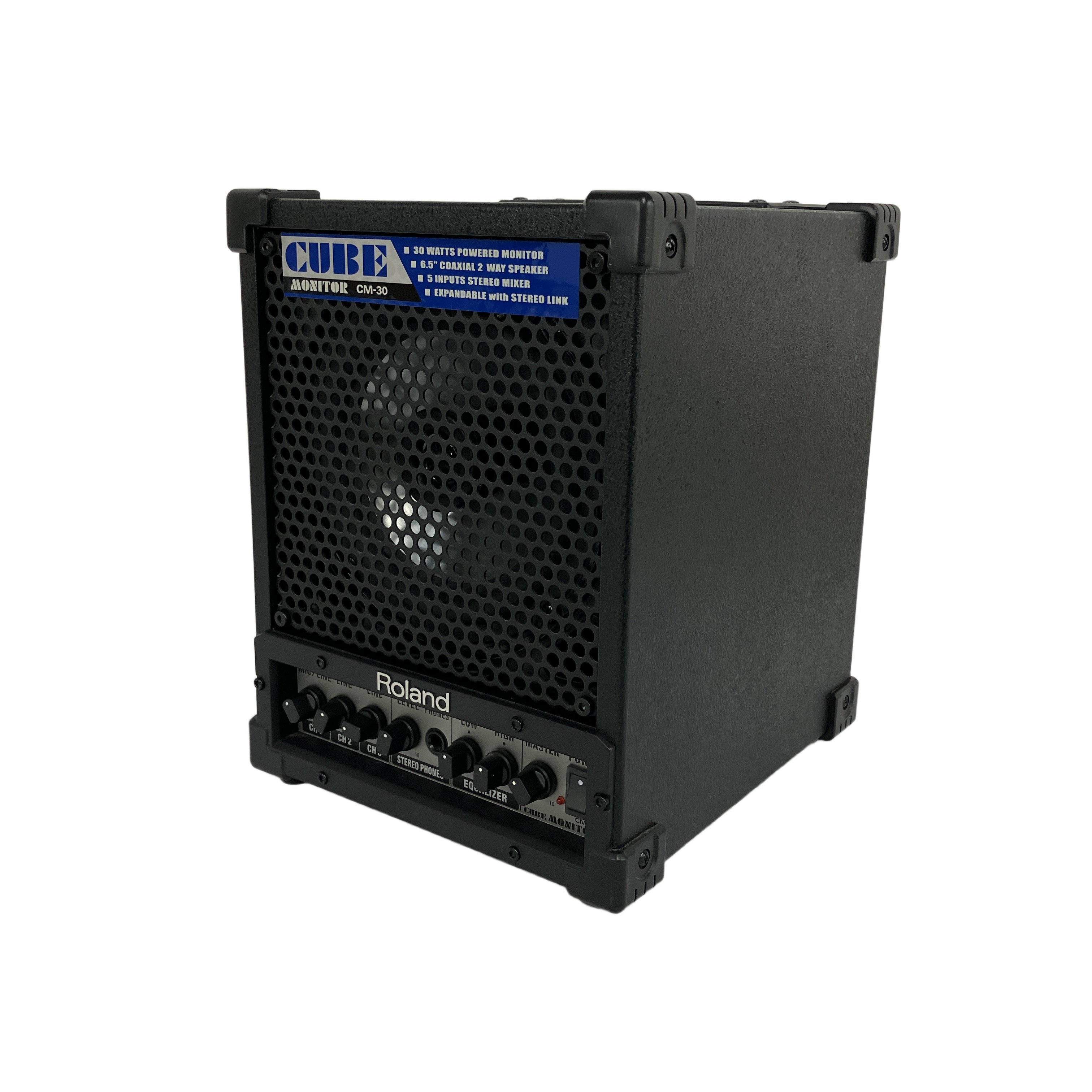 Roland CM-30 CUBE MONITOR スタジオモニター 電源ケーブル欠品 中古
