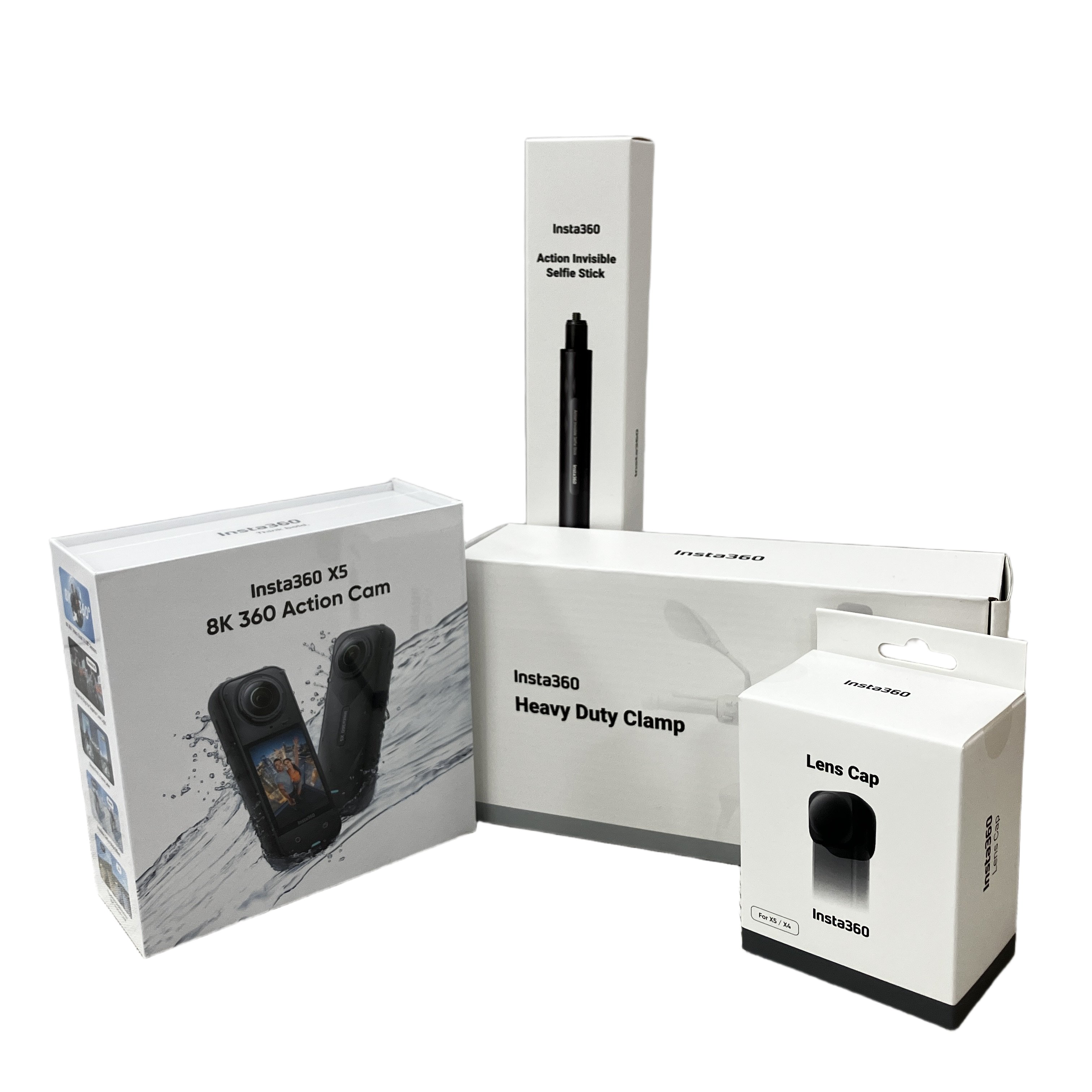 Insta360 X5 8K 360 Action Cam アクションカメラ 付属品 セット 未使用