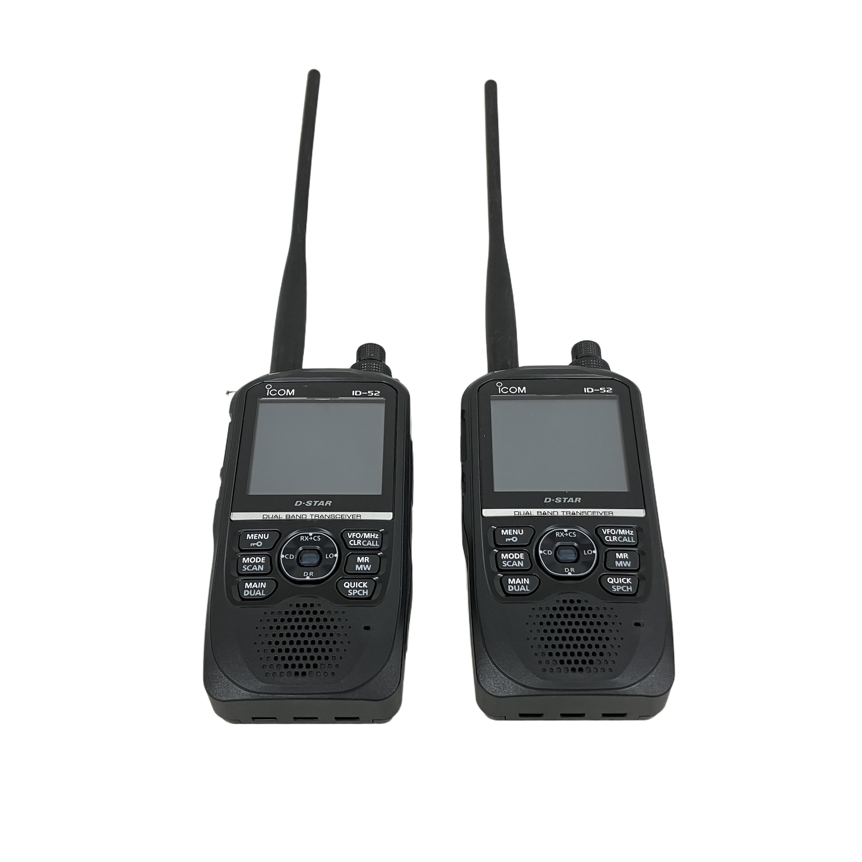 ICOM ID-52 144/430MHz デュアルバンド D-STAR ハンディトランシーバー アマチュア無線機 2台セット 説明書付 アイコム 中古