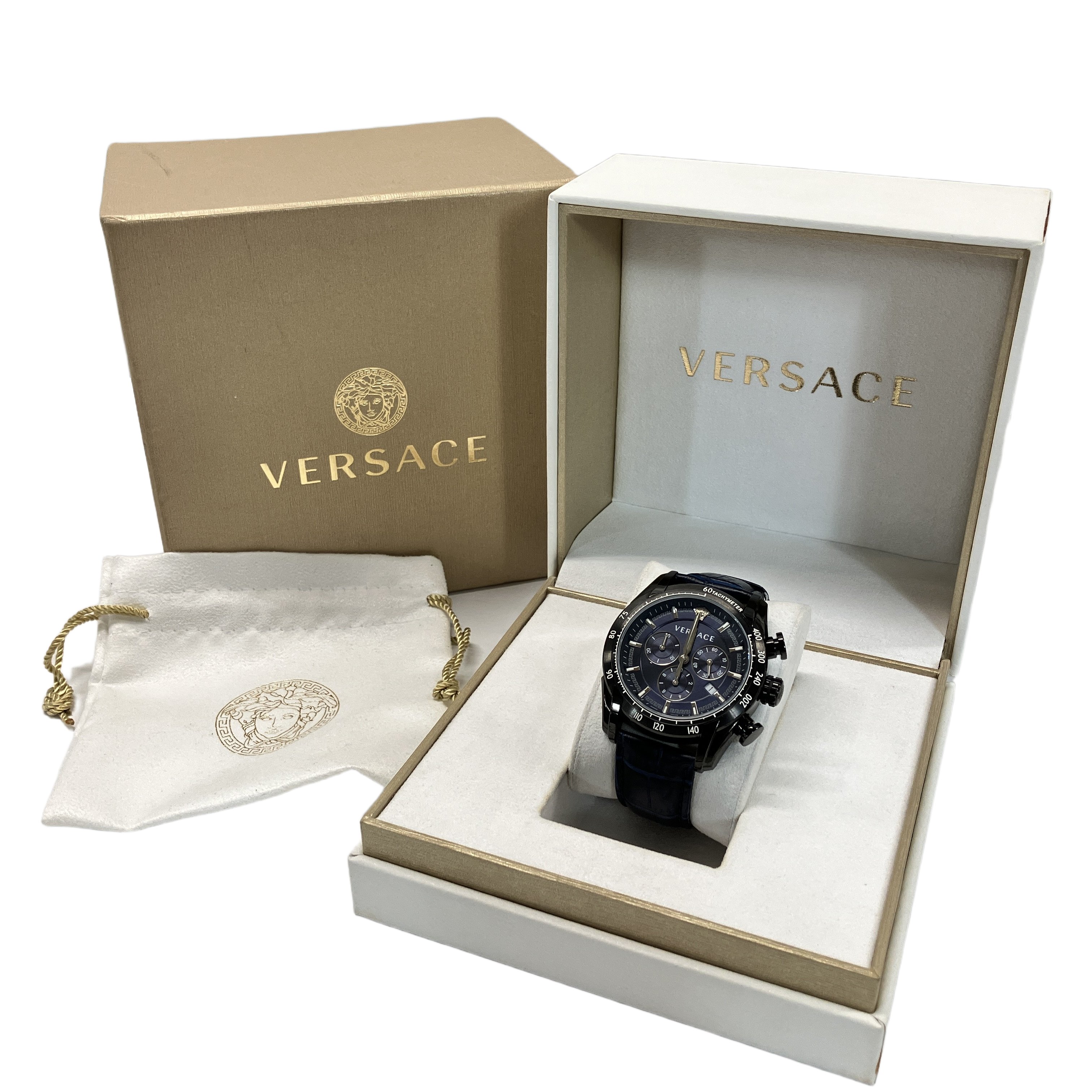 VERSACE VEDB00418 ヴェルサーチ メンズ ファッション 稼働品 腕時計 付属品あり 中古 美品