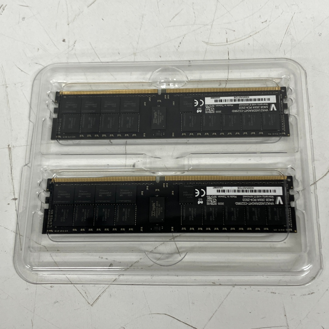 V-Color PCメモリ 128GB 64GB×2枚 PC4-2933 VHA21ASDRAG4T-CG29RD デスクトップ用 パソコンパーツ 未使用