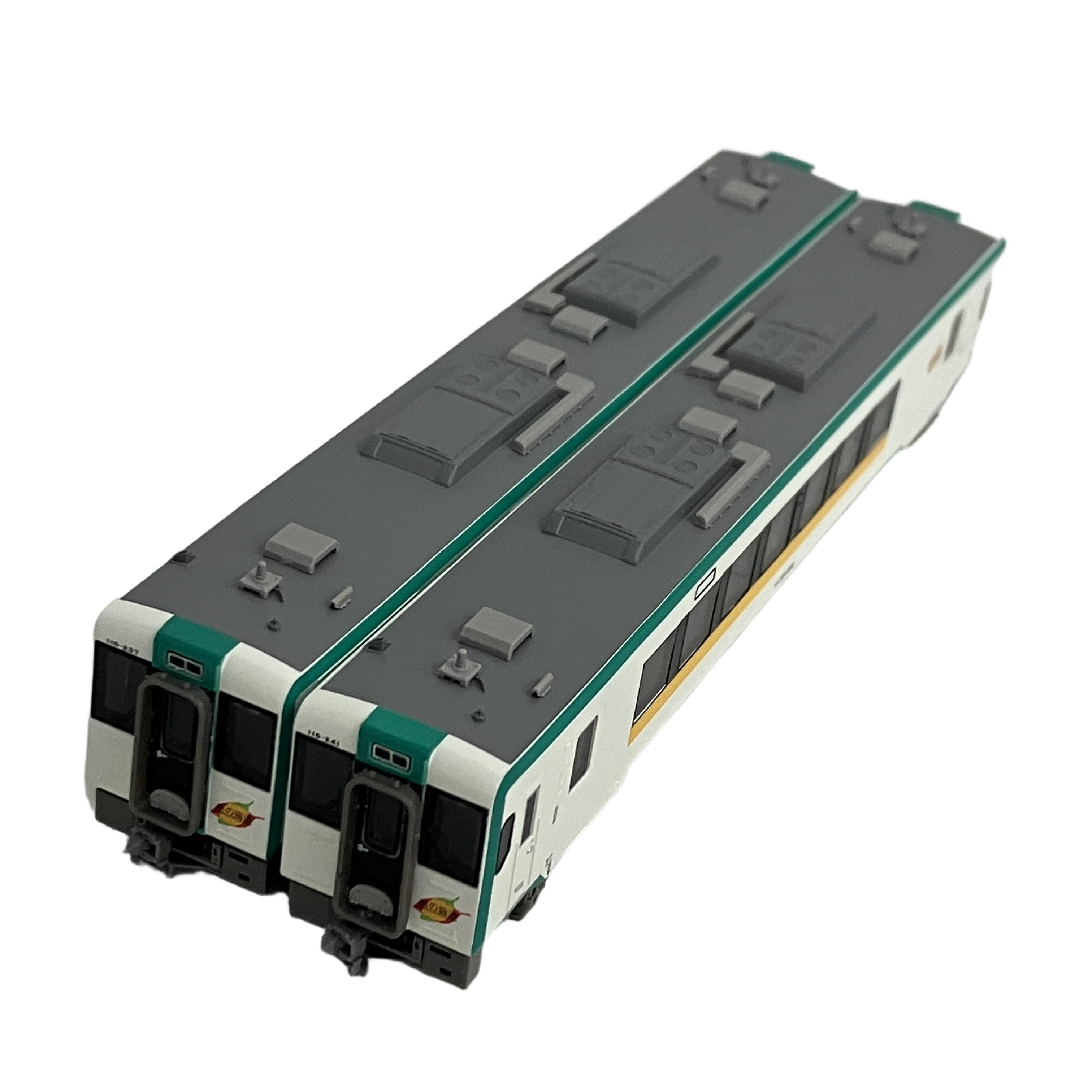 GREEN MAX 30627 JRキハ110形 200番代 陸羽西線 基本2両セット 動力付き グリーンマックス 鉄道模型 Nゲージ 中古
