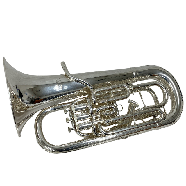 Willson TA2900BS ユーフォニアム(スイス製 / 銀メッキ仕上げ / コンペンセイティングシステム / 純正ハードケース付属 / 中古):ユーフォニアムの概念を変えた世界の最高峰。スイス職人の精密技が響く至高のマスターピース。