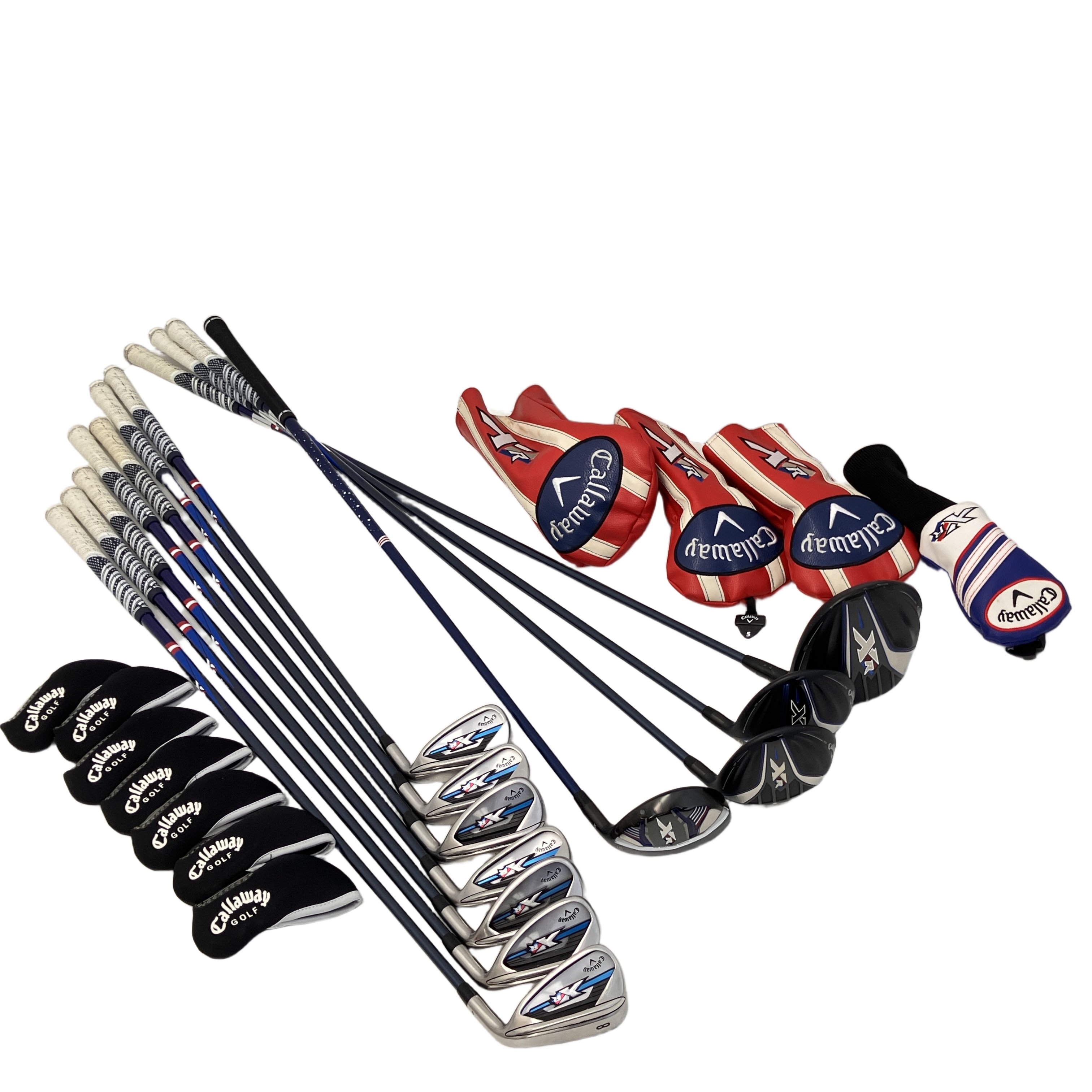Callaway キャロウェイ XR 11本 フルセット ドライバー 3W 5W 5UT 6~9I AW PW SW ゴルフ 中古