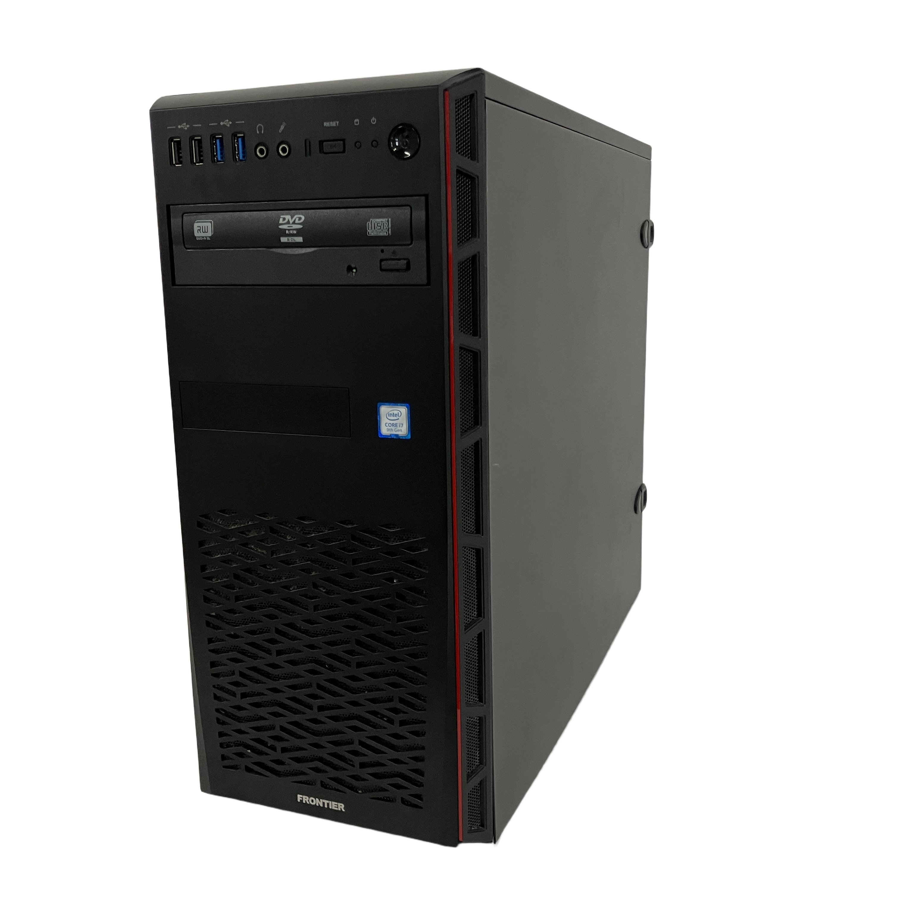 FRONTIER i7 9700F RTX2080SUPER メモリ32GB SSD1TB HDD2TB win11home ゲーミングデスクトップ 中古
