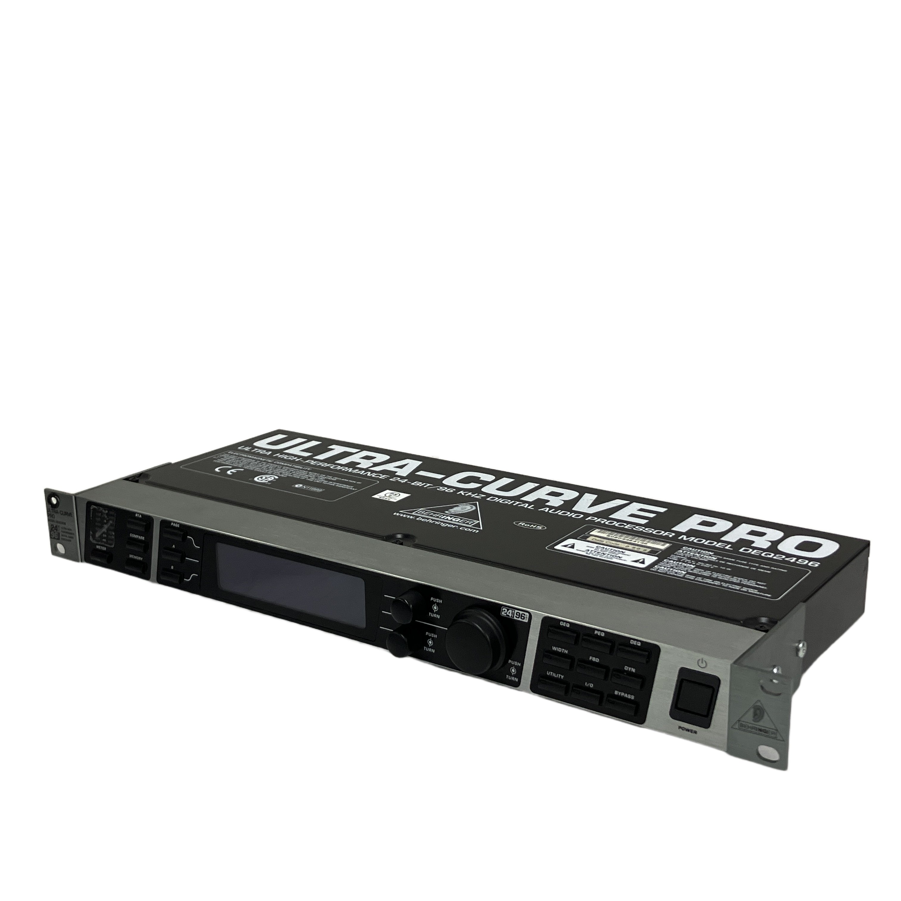 BEHRINGER DEQ2496 ULTRA-CURVE PRO デジタルイコライザー デジタルEQ 24bit/96kHz DTM エコライザー 中古
