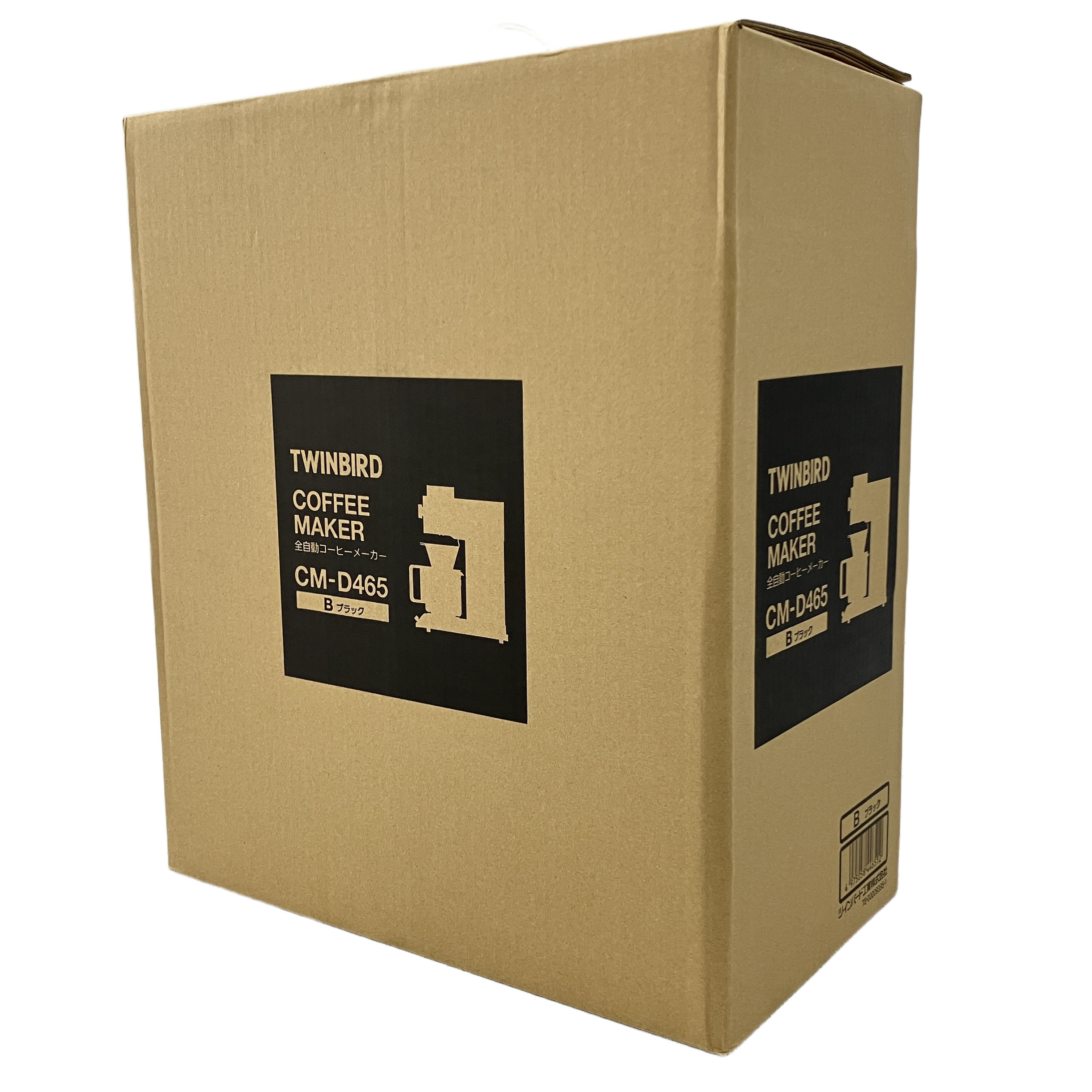 TWINBIRD CM-D465B 全自動コーヒーメーカー ブラック ツインバード 未使用