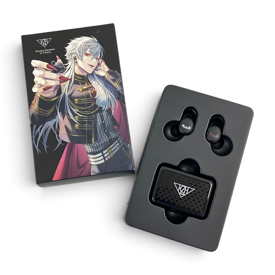 ONKYO CP-TWS01A ワイヤレスイヤホン にじさんじ 葛葉 コラボモデル オーディオ 音響機器 中古 美品