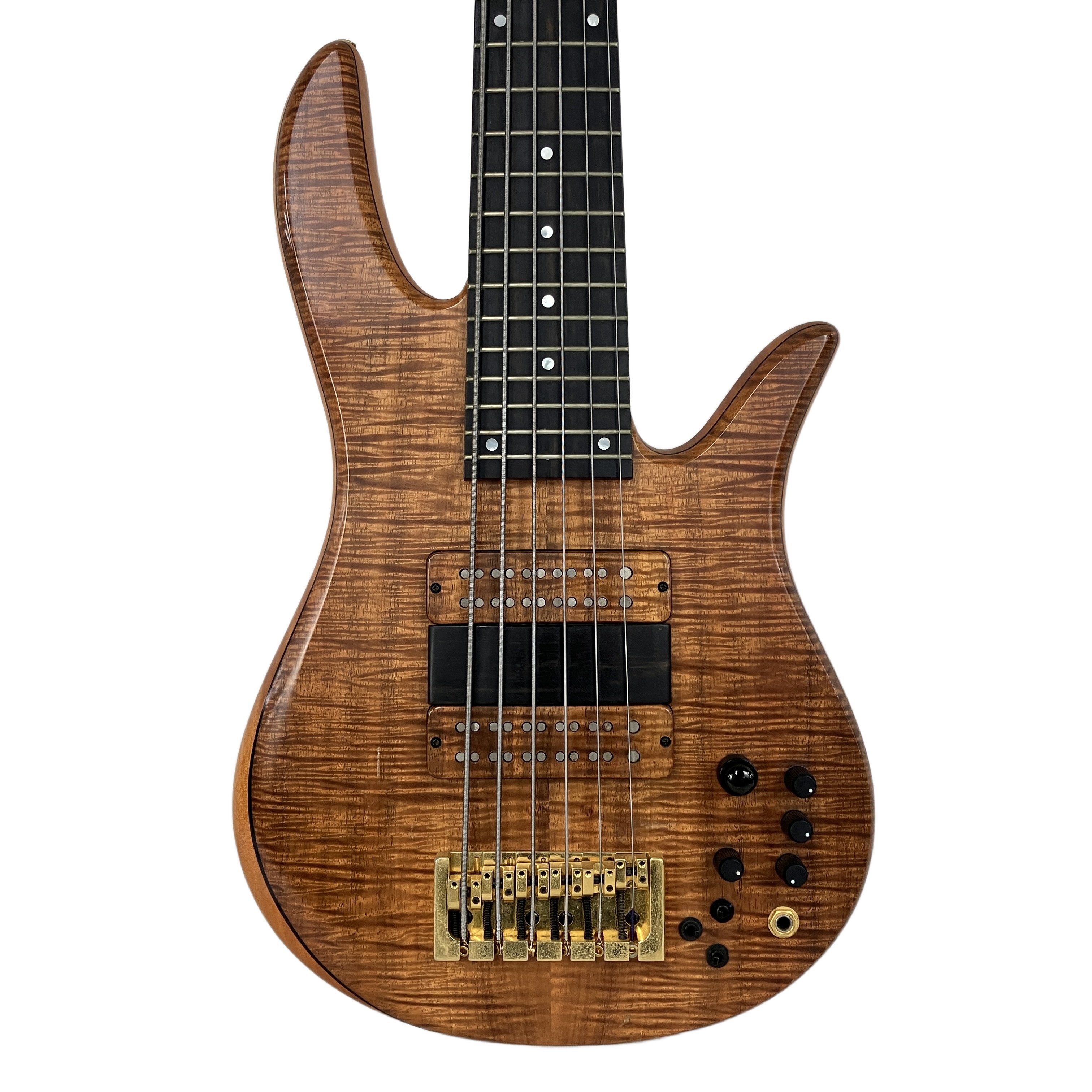 Fodera Monarch 6弦 エレキベース ケース付 中古