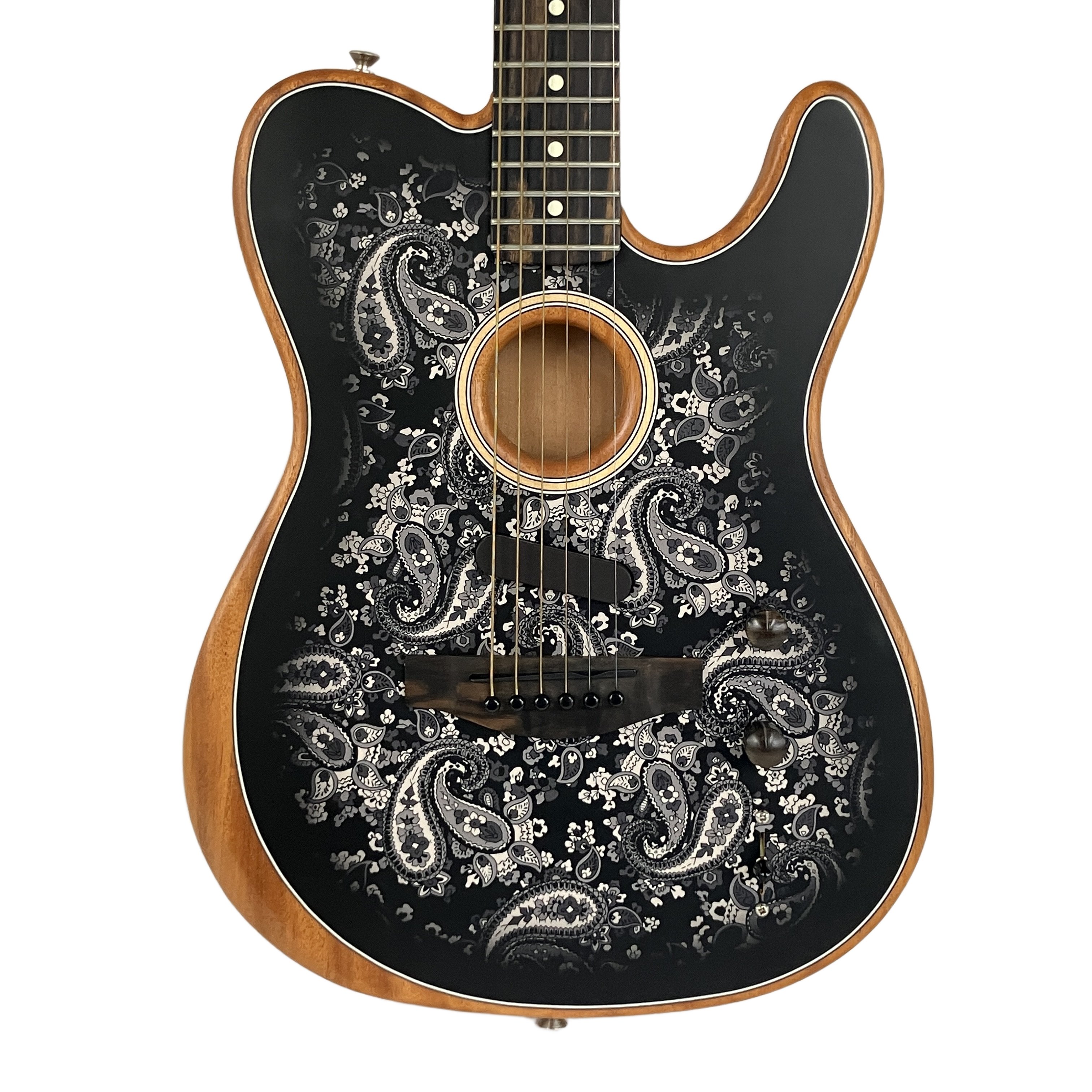 Fender American Acoustasonic Telecaster エレアコ ケース付 中古