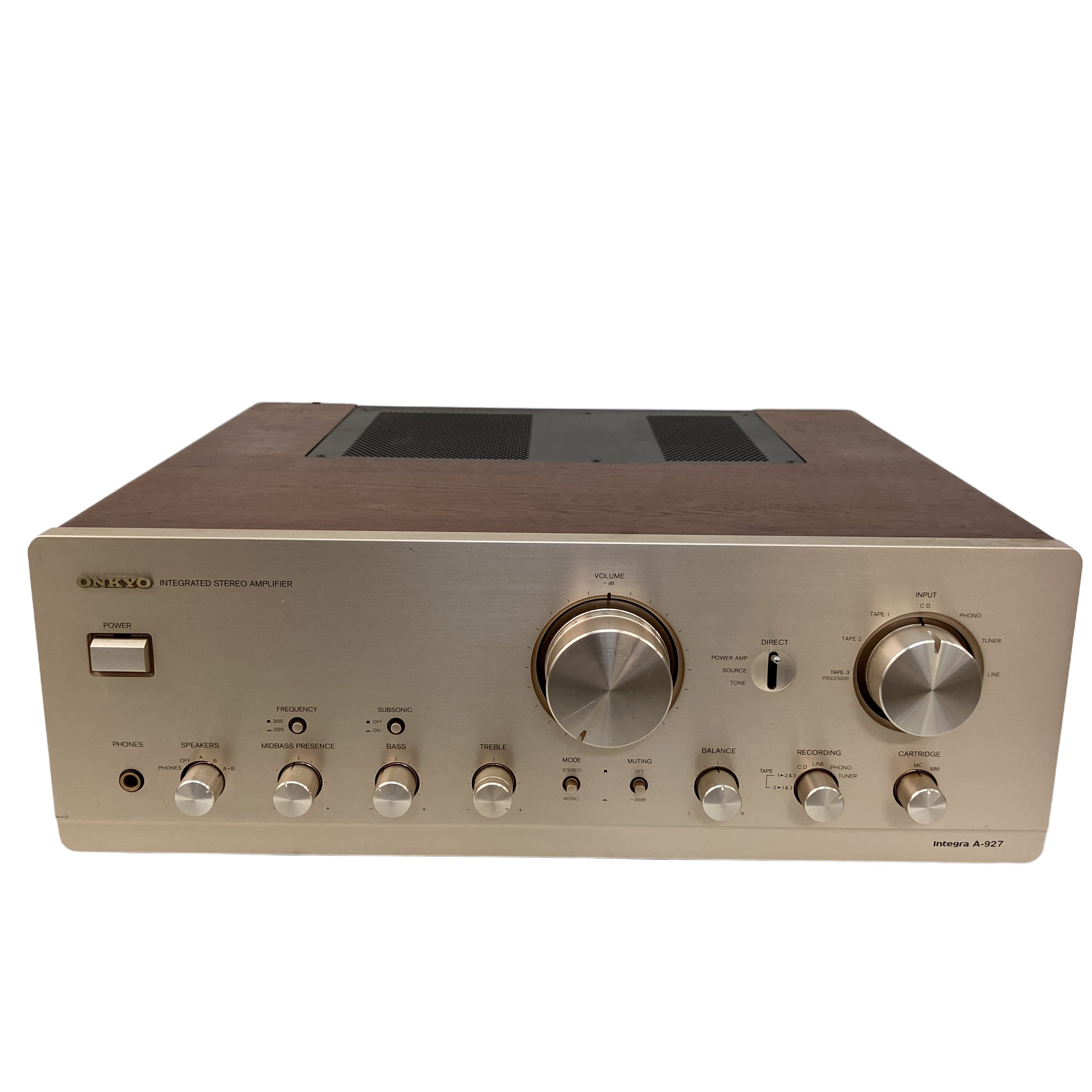 ONKYO Integra A-927 プリメインアンプ 音響機材 オンキョー 中古