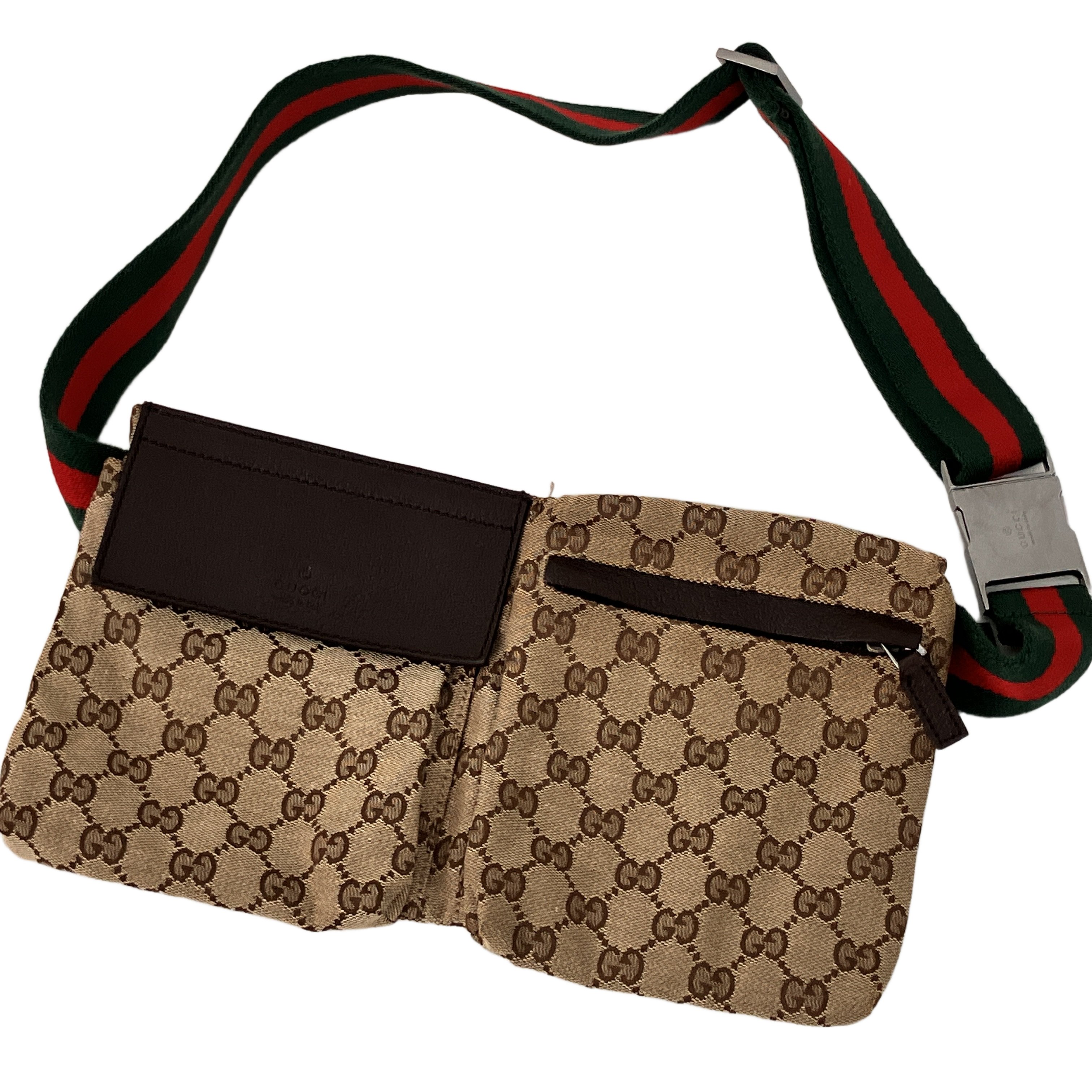 GUCCI グッチ ボディーバッグ GGキャンバス 28566 中古