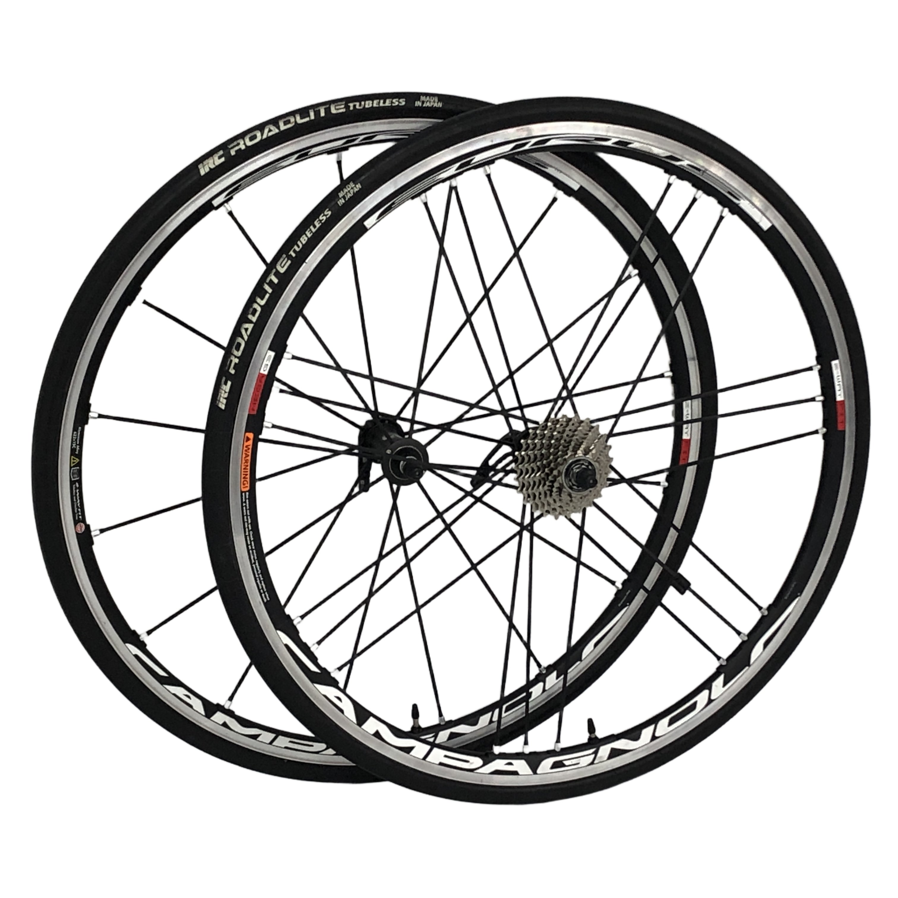 CAMPAGNOLO EURUS 2WAY-FIT MEGA G3 622×15C カンパニョーロ ユーラス ホイール 前後セット 自転車パーツ 中古