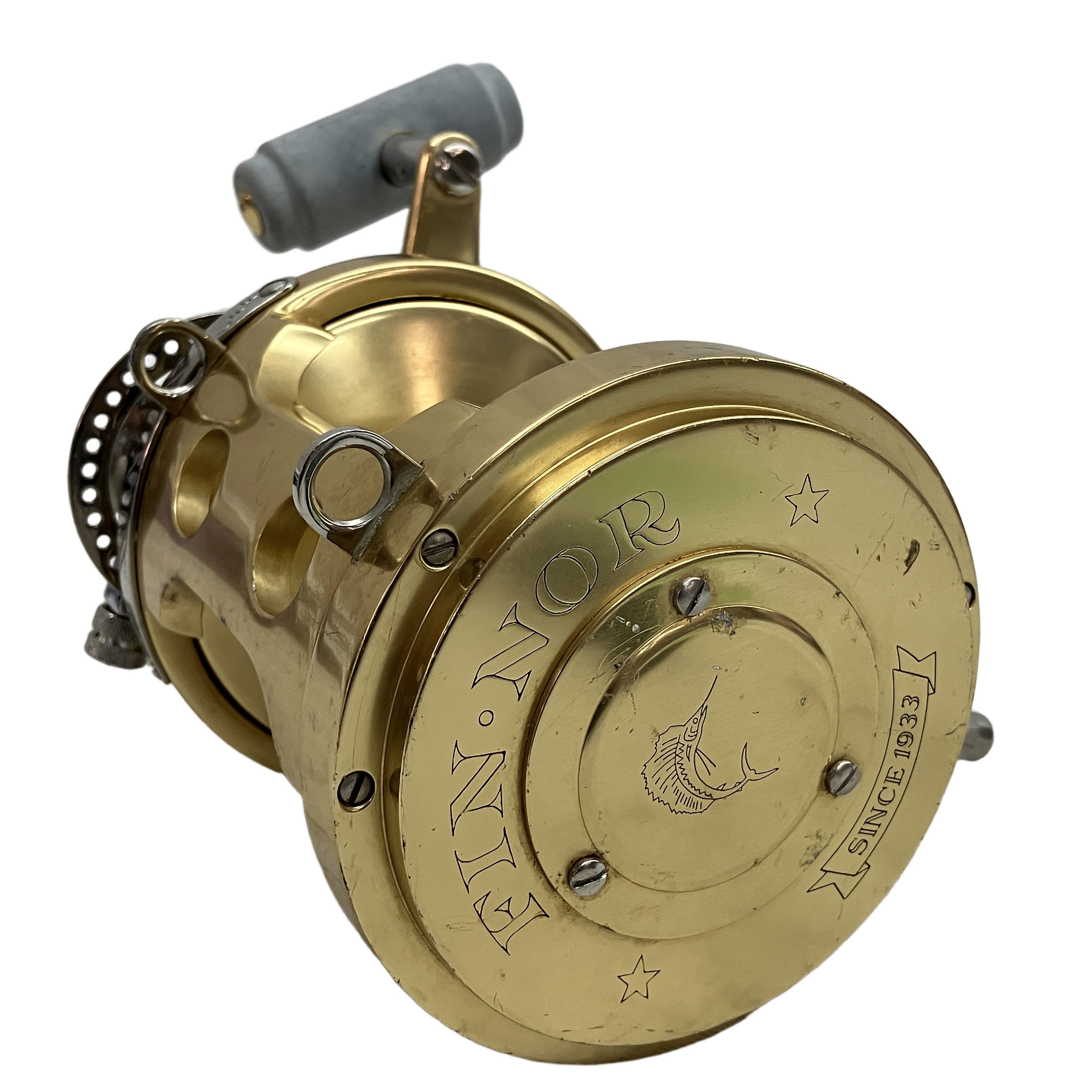 FIN NOR 6WA トローリングリール 両軸リール 50-80lbクラス フィンノール 釣具 中古