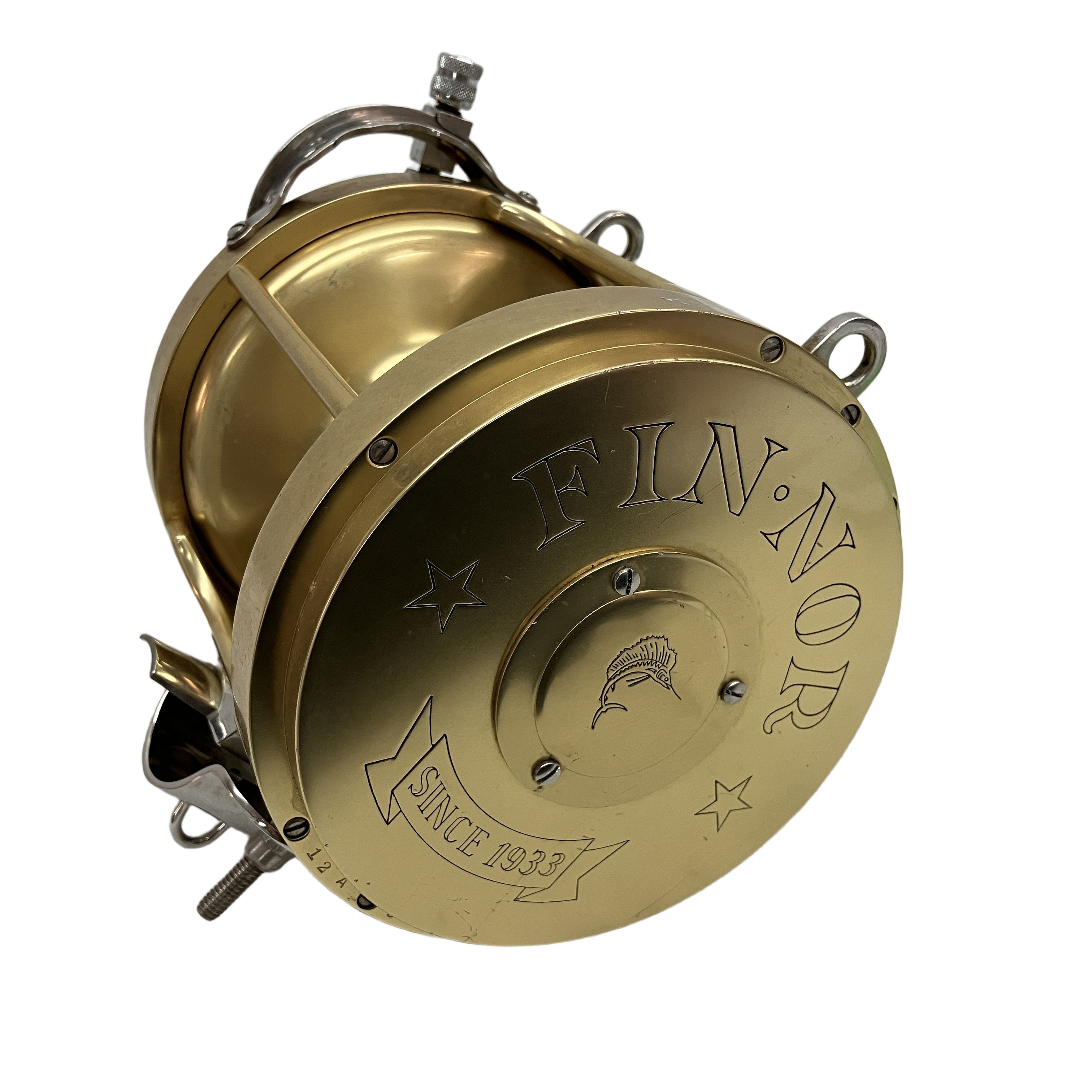 FIN NOR 12A トローリングリール 両軸リール 130lbクラス フィンノール 釣具 中古
