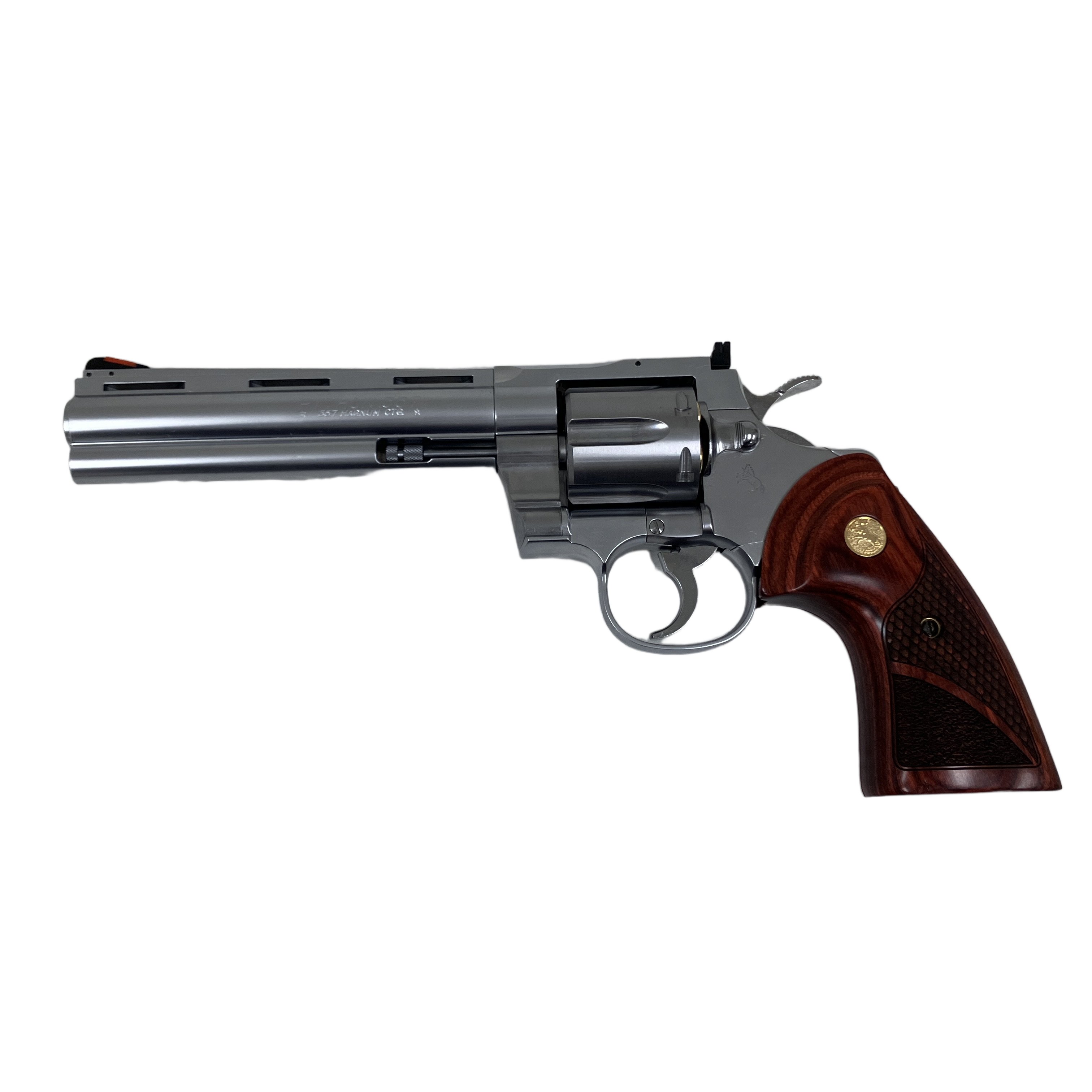 タナカワークス COLT .357 6in Stainless PYTHON R-Model ガスガン 中古