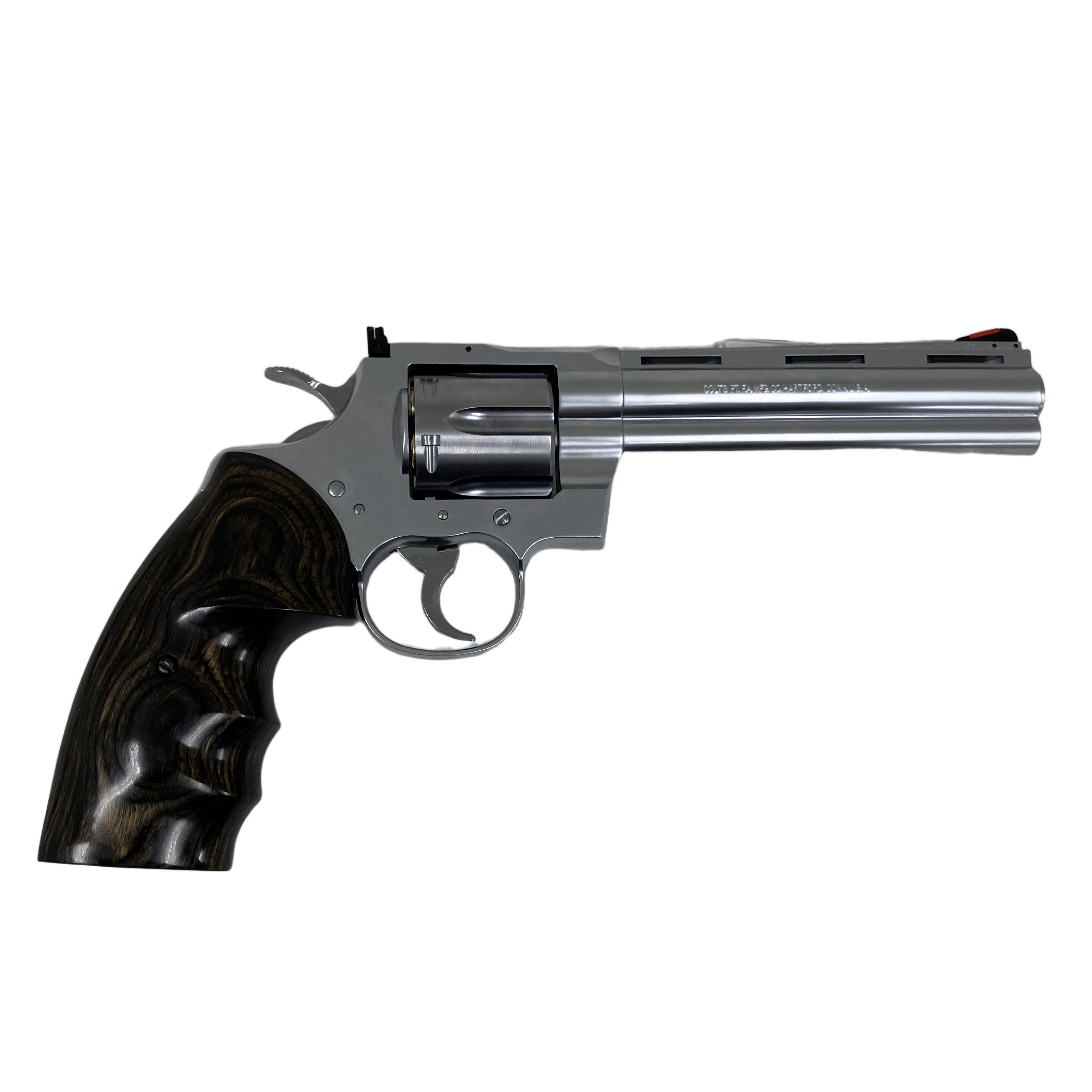 タナカワークス COLT .357 6in Stainless PYTHON R-Model ガスガン カスタム 中古