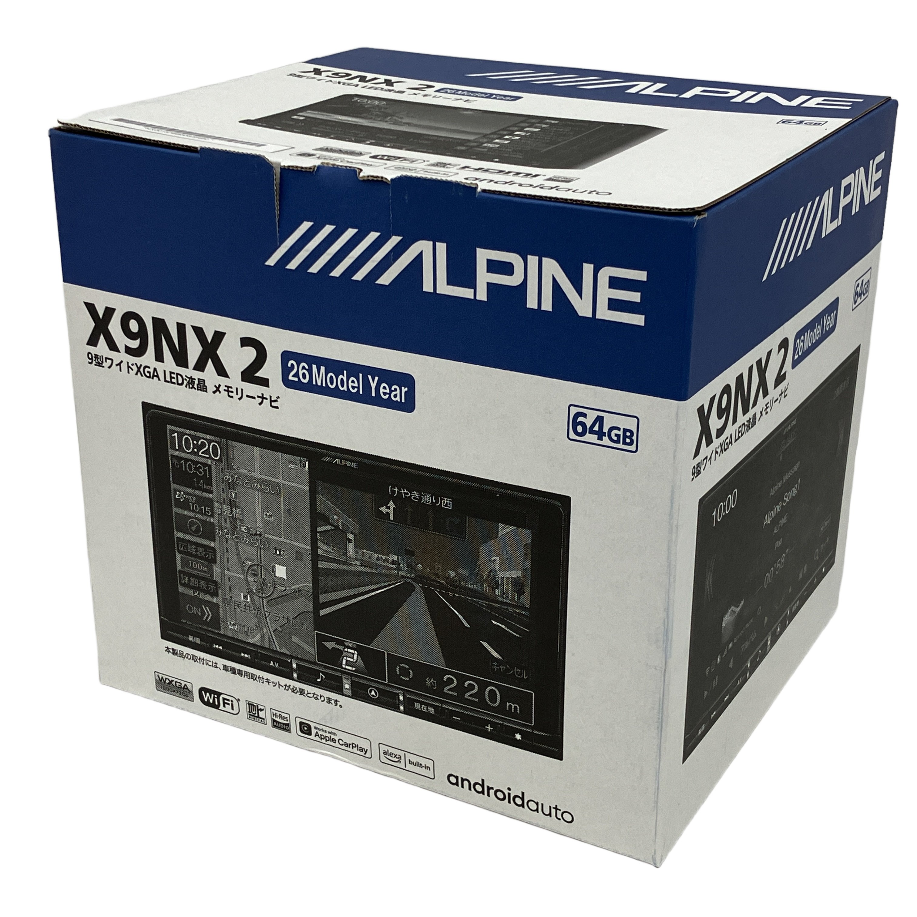 ★ALPINE アルパイン X9NX2 9型 64GB 画面が綺麗な上位モデル★