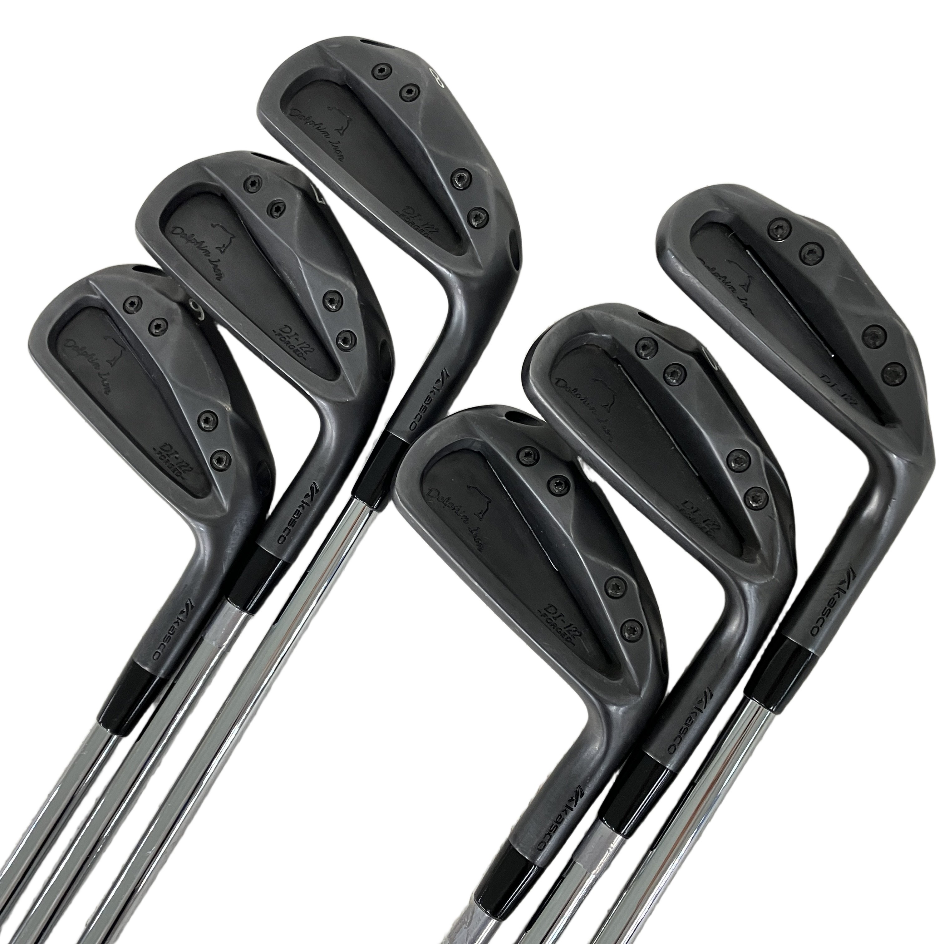 KASCO DI-122 FORGED アイアン 6本セット 6-11 ドルフィンブラック ゴルフクラブ キャスコ 中古