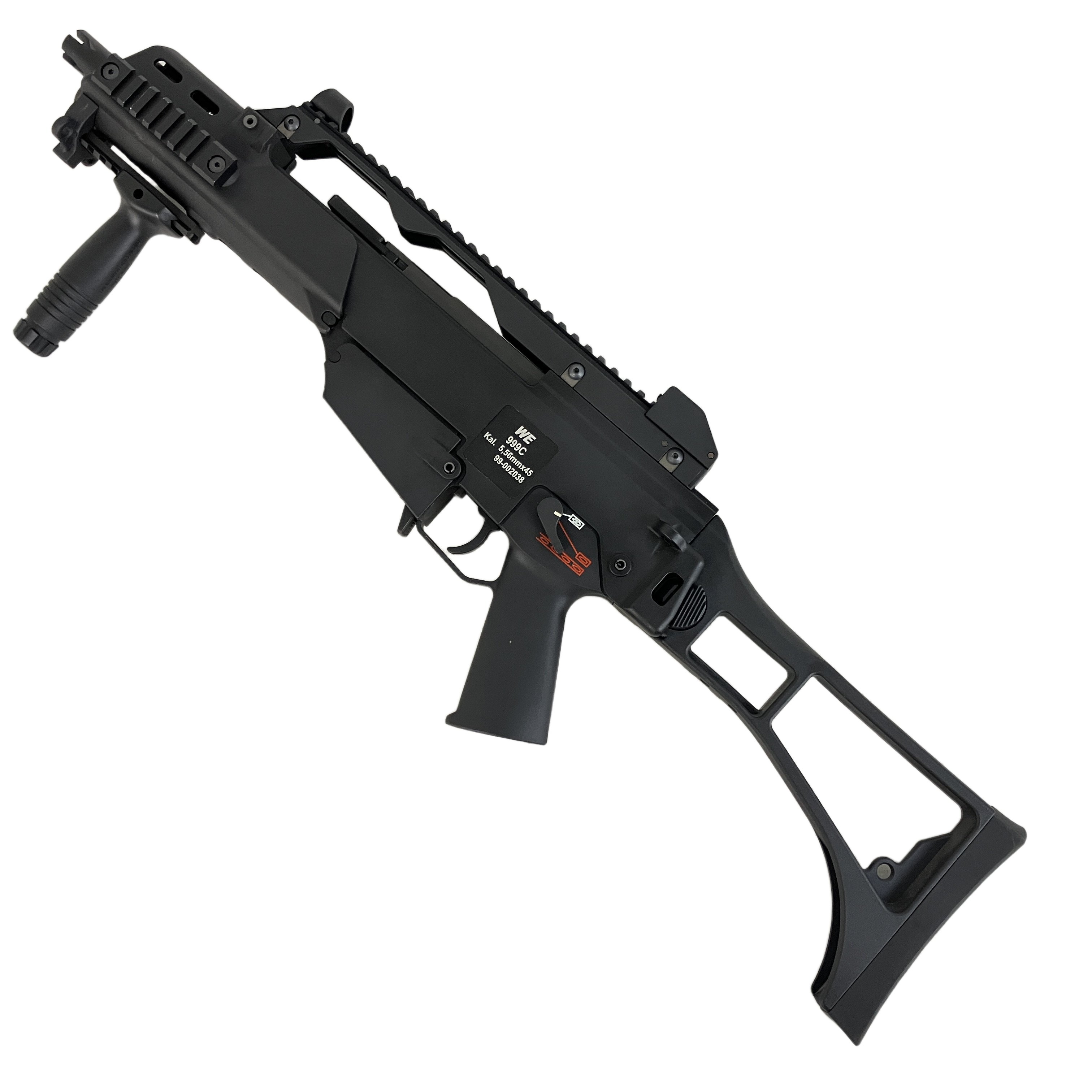 WE 999C HK G36C ガスブローバック ドットサイト付 中古