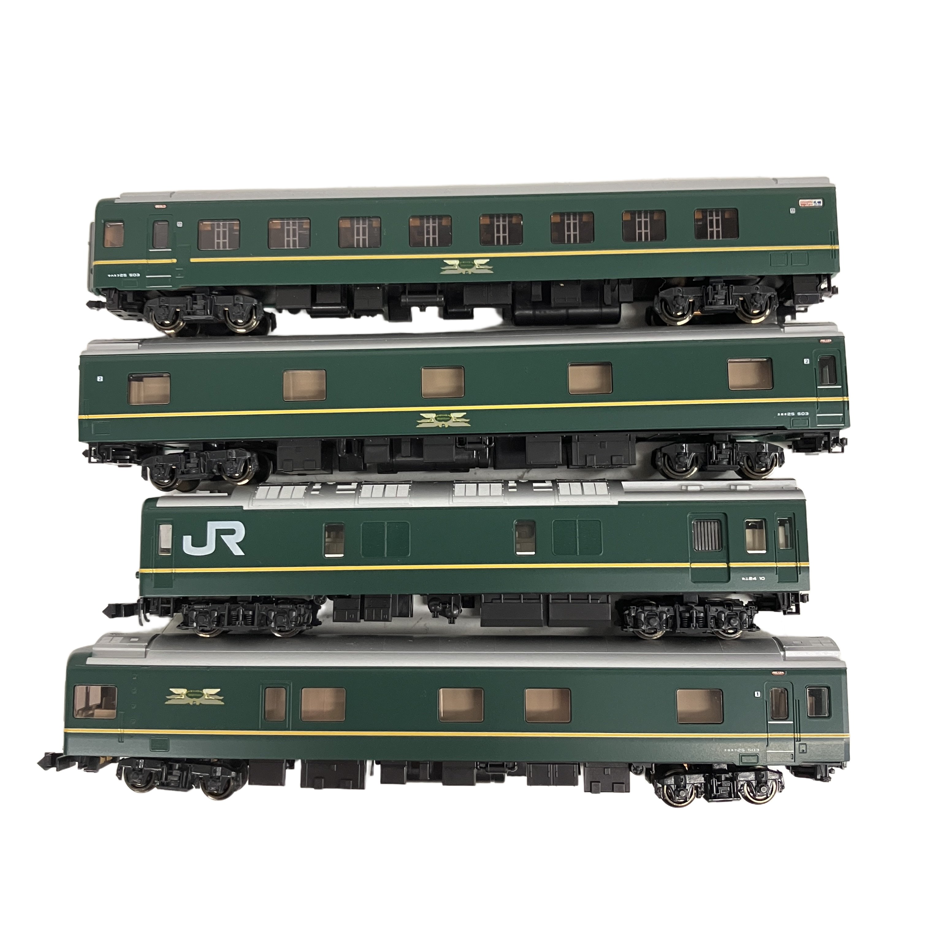 KATO 10-869 10-870 24系 寝台特急 「トワイライトエクスプレス」 基本+増結 10両セット 鉄道模型 Nゲージ 中古 良好