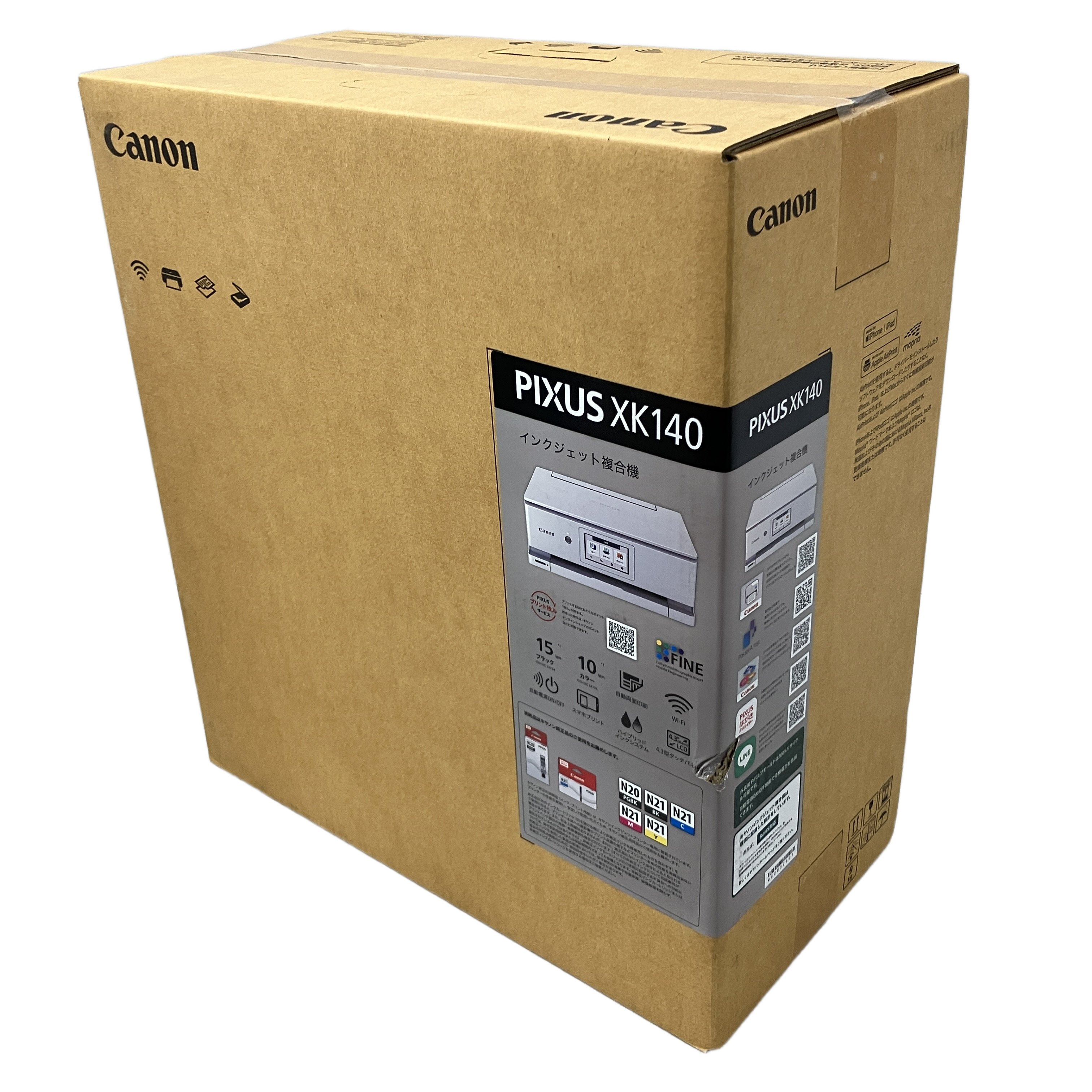 Canon PIXUS XK140 パールホワイト ピクサス インクジェット 複合機 A4 プリンター PC周辺機器 OA機器 キヤノン 未開封 未使用