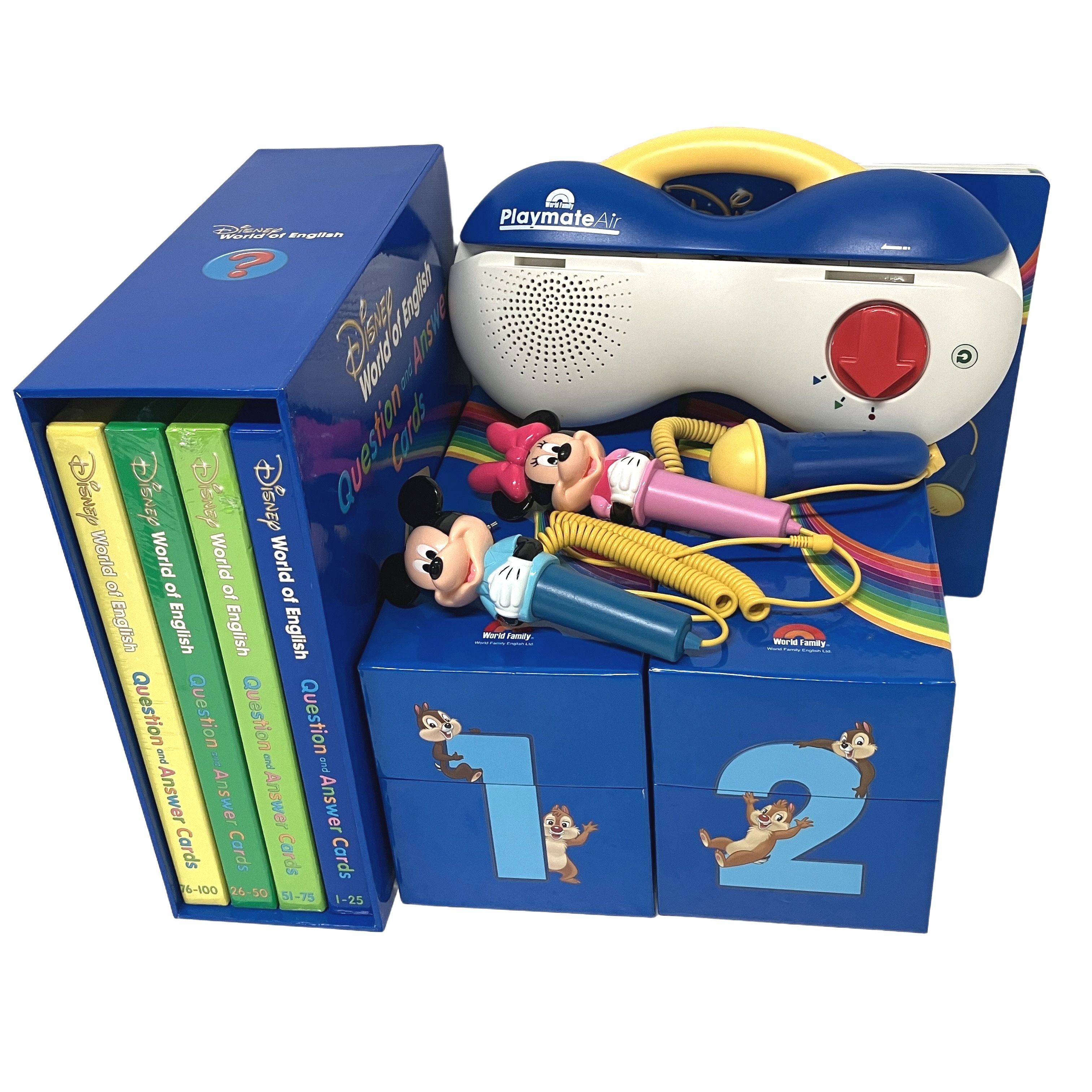 DWE トークアロング Q&Aカード ディズニー ワールド イングリッシュ 2019年頃 英語 教材 中古