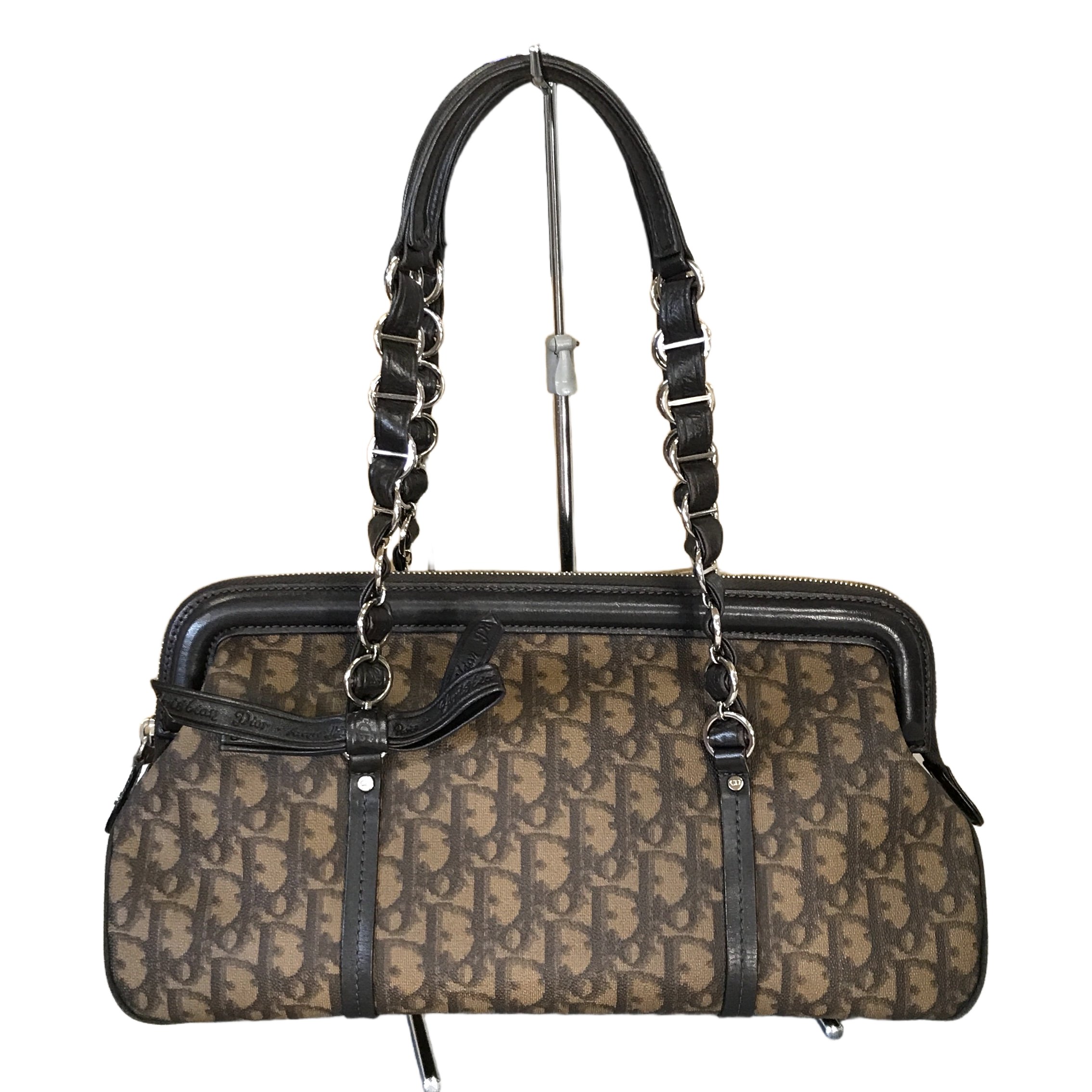 見込み120%掛率Christian Dior ロマンティック トロッター モノグラム ハンドバッグ