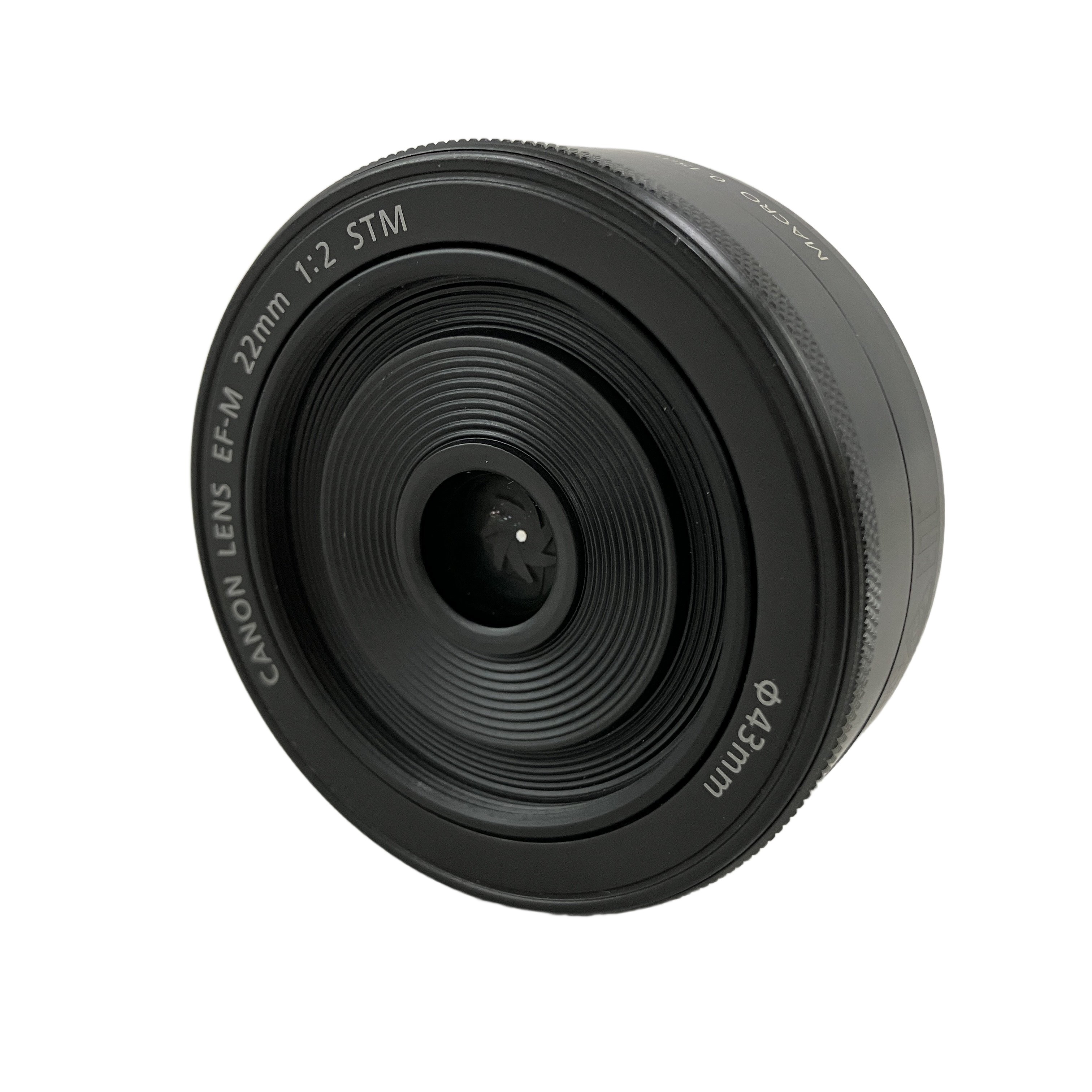 Canon EF-Mマウント 22mm F2 STM カメラ レンズ 中古