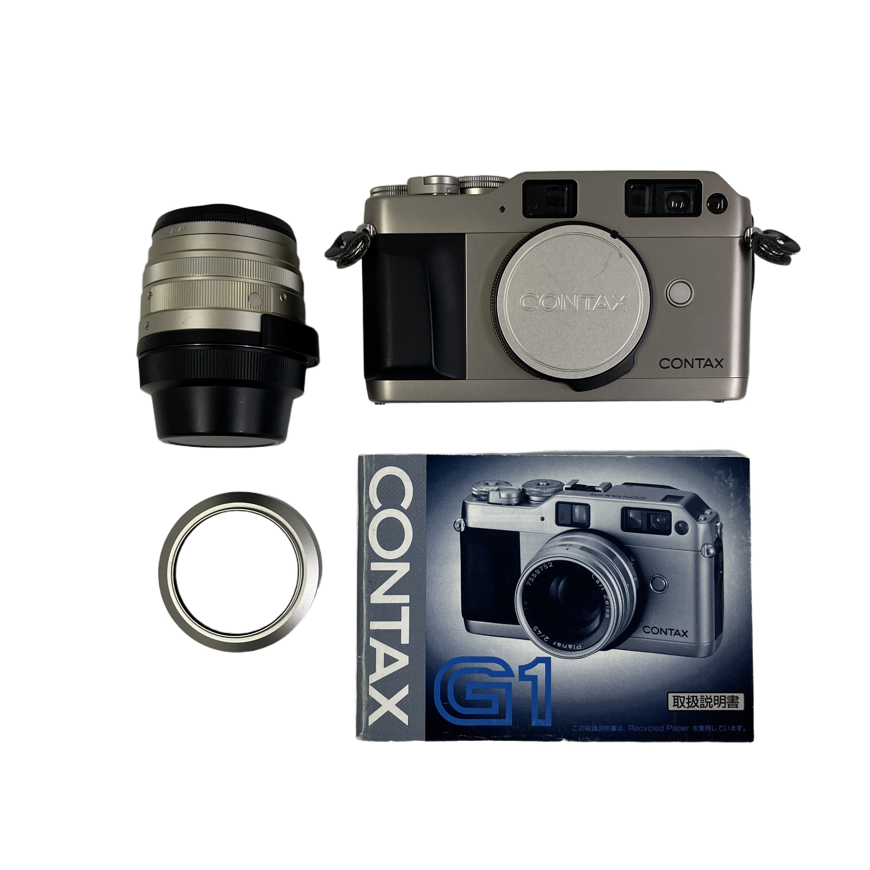 CONTAX G1 Carl Zeiss Planar 45mm F2 T* レンズキット コンタックス レンジファインダー フィルムカメラ ROM改造 中古 良好