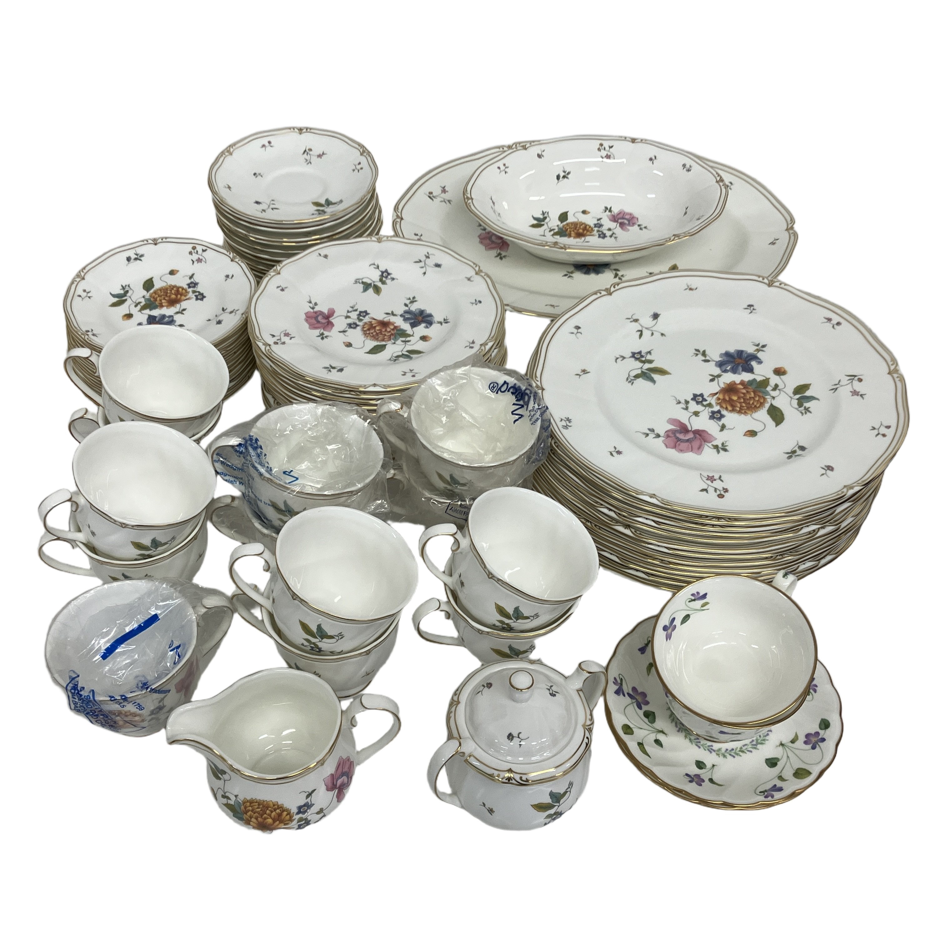 WEDGWOOD Noritake ローズミード ソーサー カップ プレート お皿 おまとめ 食器 ウェッジウッド ノリタケ 中古
