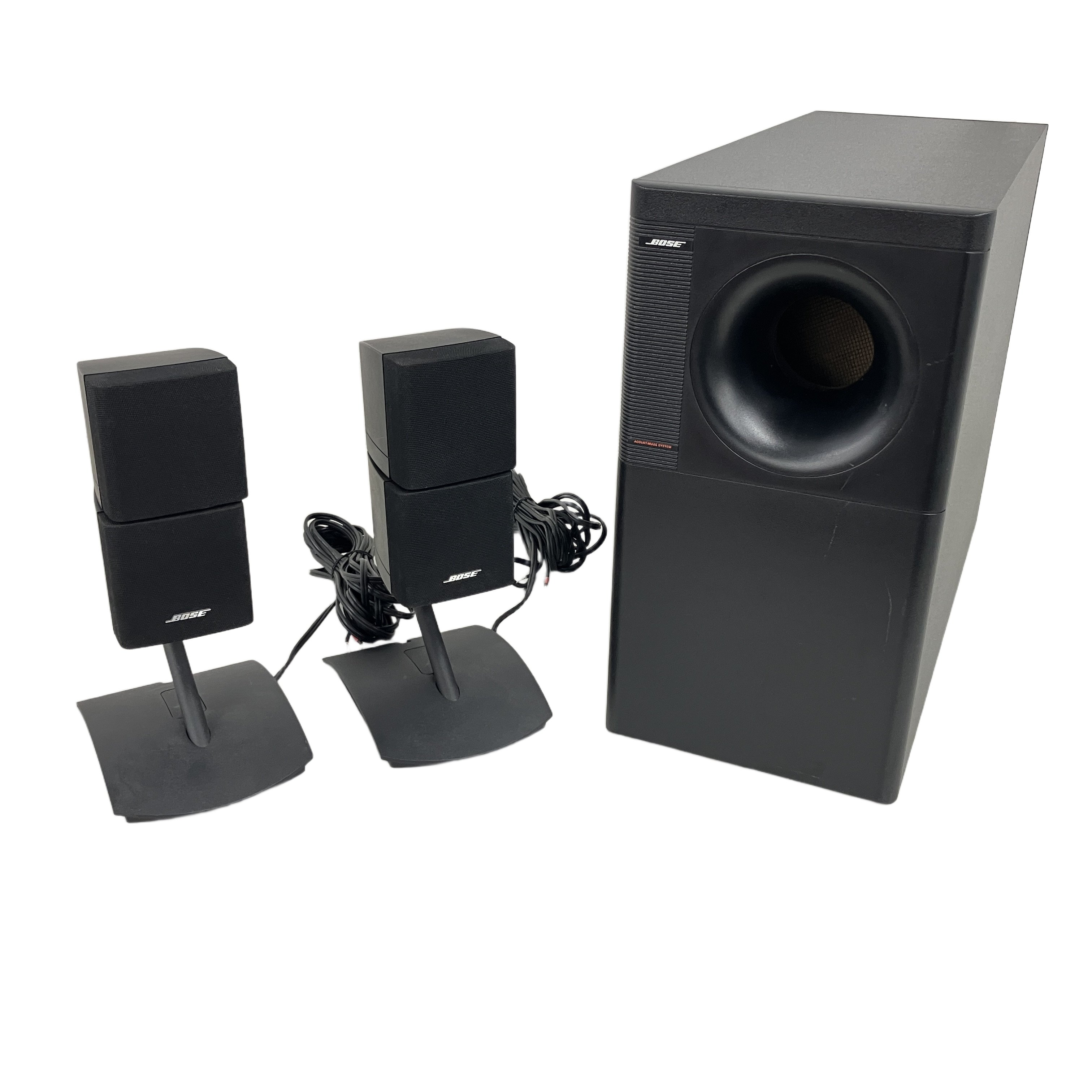 BOSE ボーズ ACOUSTIMASS 5 Series III ウーファー スピーカー×2 セット スピーカーシステム オーディオ機器 音響機材 中古