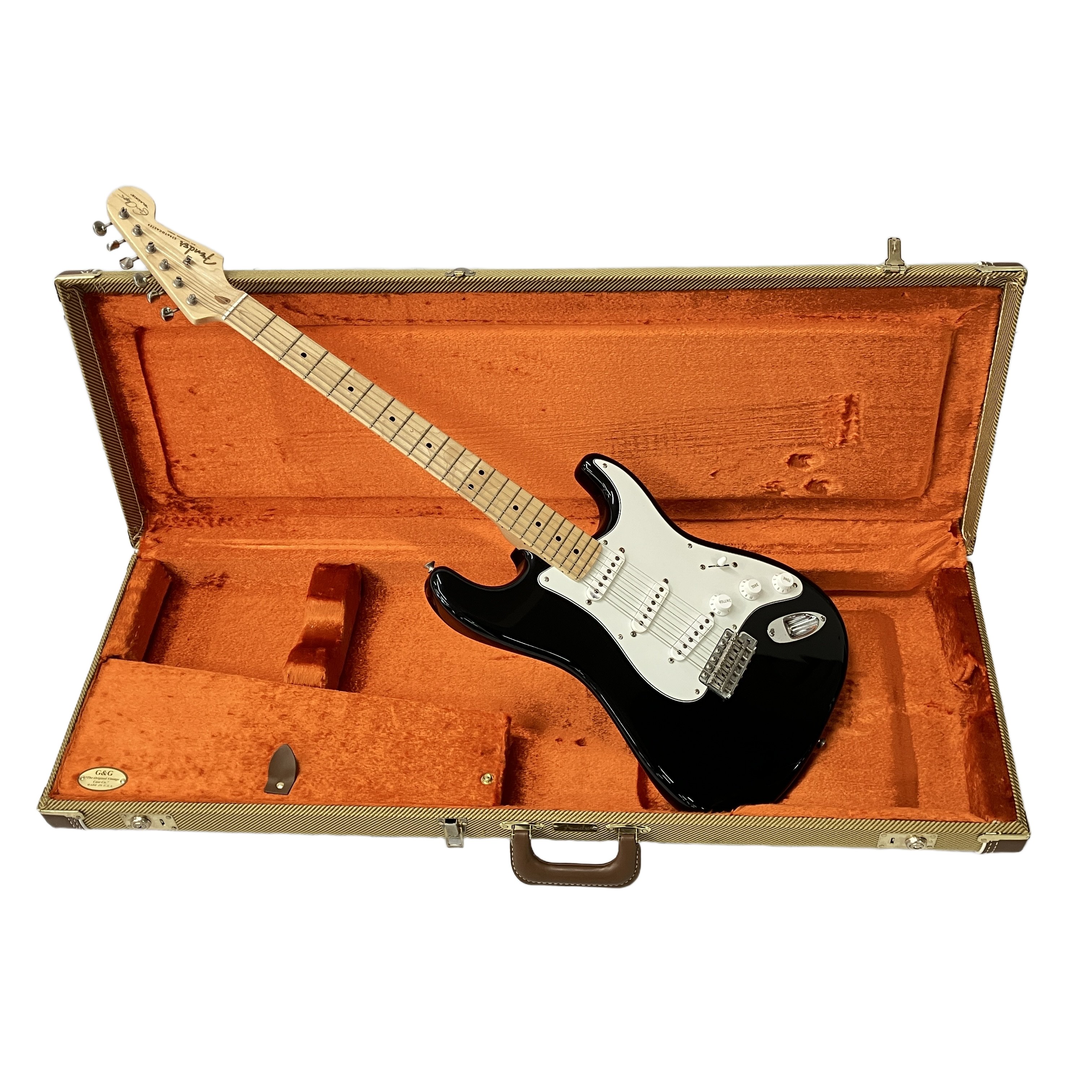 Fender USA EC Stratocaster BLACKIE 2014年製 純正ツイードケース&アーム・書類一式付き !