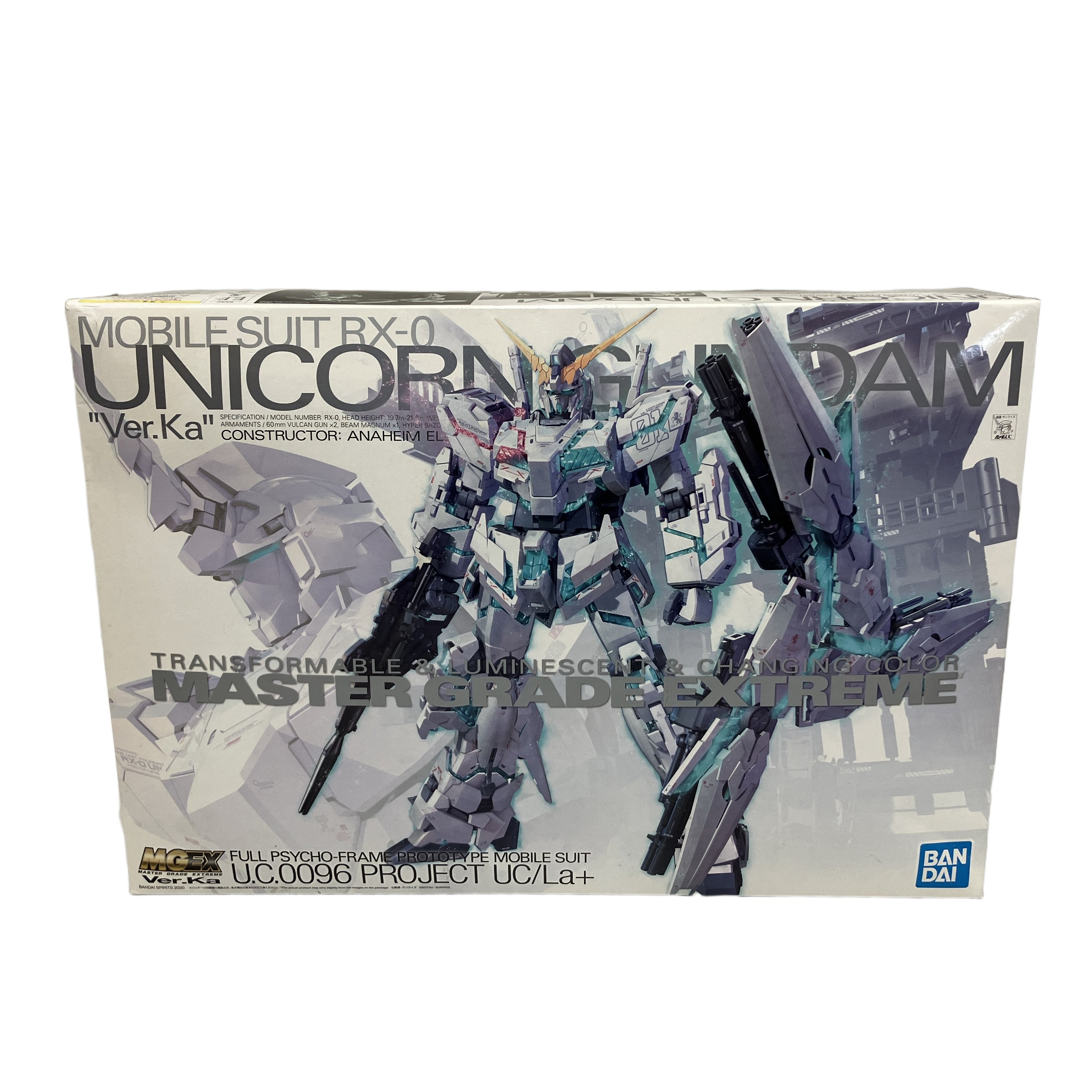 BANDAI SPIRITS MGEX 1/100 ユニコーンガンダム Ver.Ka 機動戦士ガンダム U.C.0096 PROJECT UC/La+ 未使用