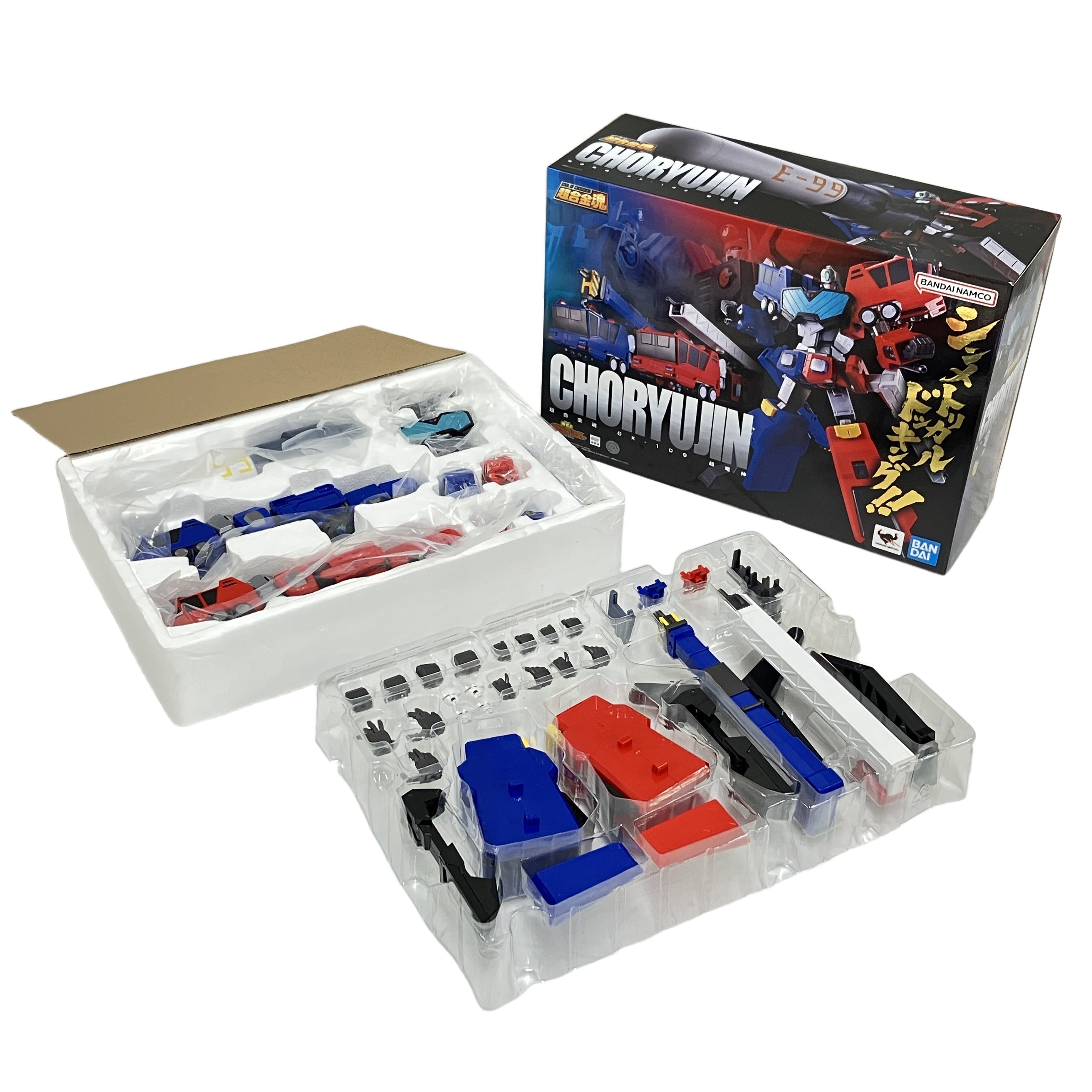 BANDAI SPIRITS 超合金魂 GX-109 勇者王ガオガイガー 超竜神 氷竜 炎竜 完全変形 イレイザーヘッド コレクター 美品