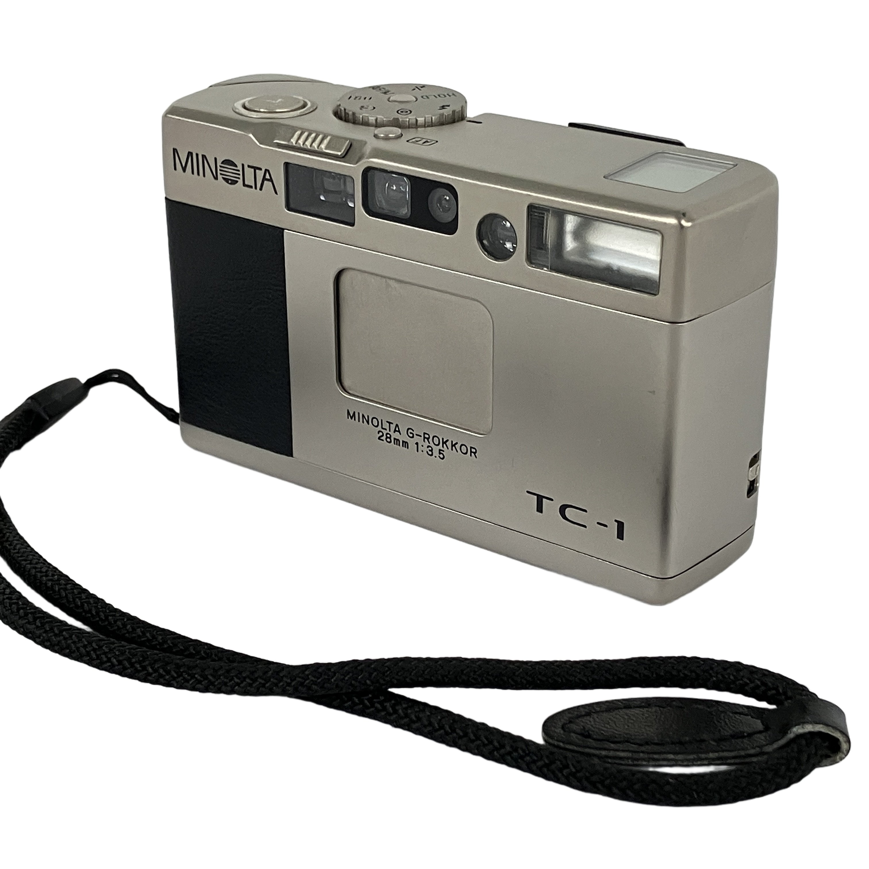 ★MINOLTA TC-1 (G-ROKKOR 28mm F3.5) 高級コンパクト フィルムカメラ ミノルタ 中古★