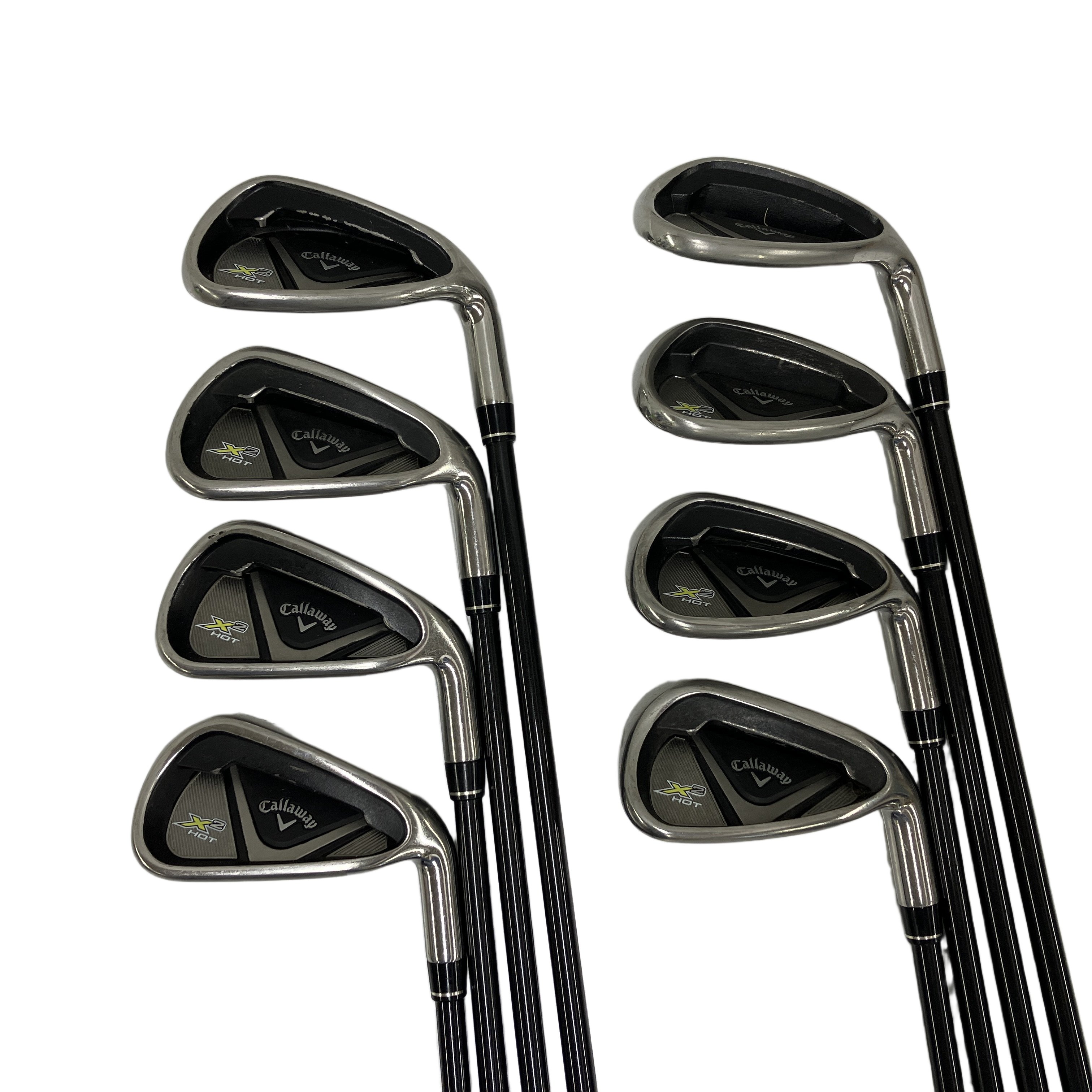 Callaway X2 HOT アイアン 8本セット 5~9 PW AW SW キャロウェイ ゴルフクラブ 中古