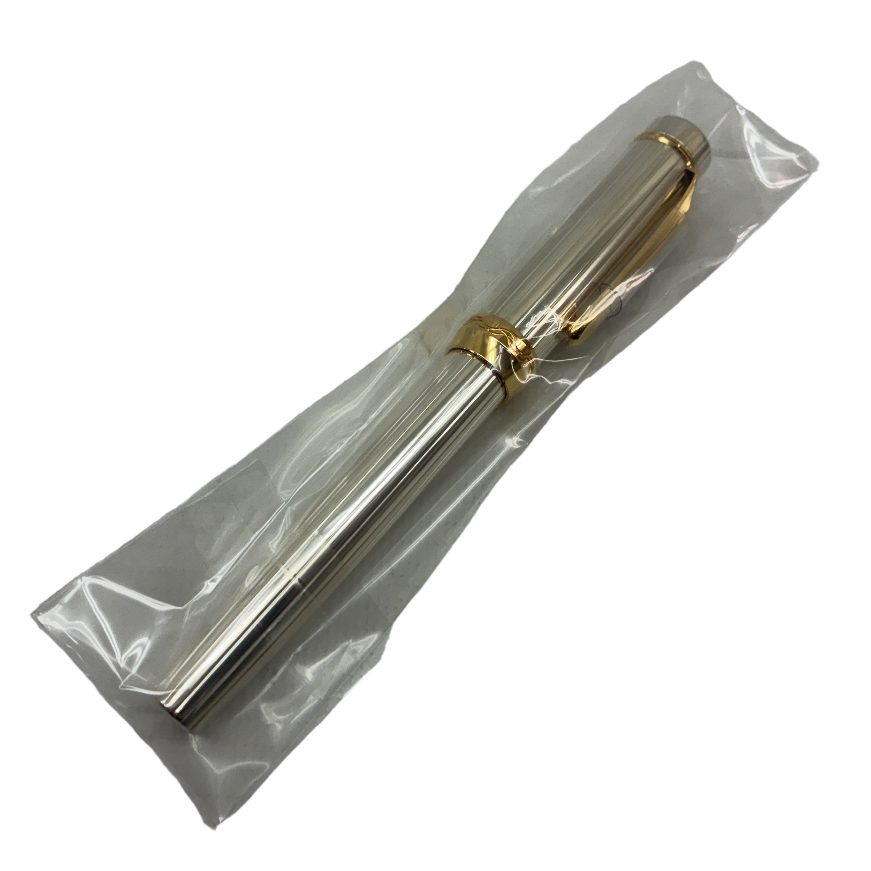 PLATINUM プラチナ 万年筆 銀無垢 太字B #9-4 シルバー 万年筆 PTS-50000 未使用