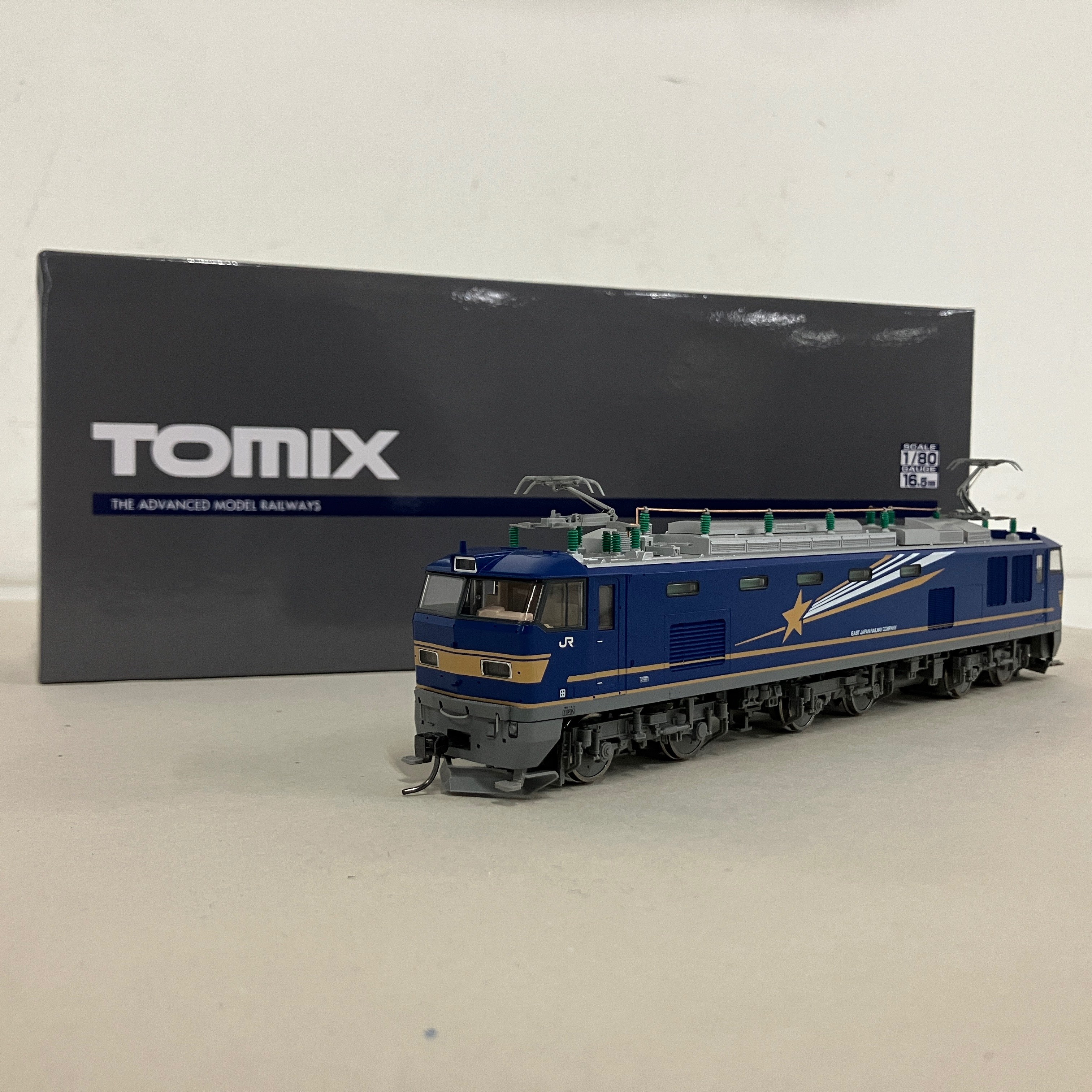 TOMIX HO-140 EF510形510番台 電気機関車 北斗星色 HOゲージ 鉄道模型 中古 美品