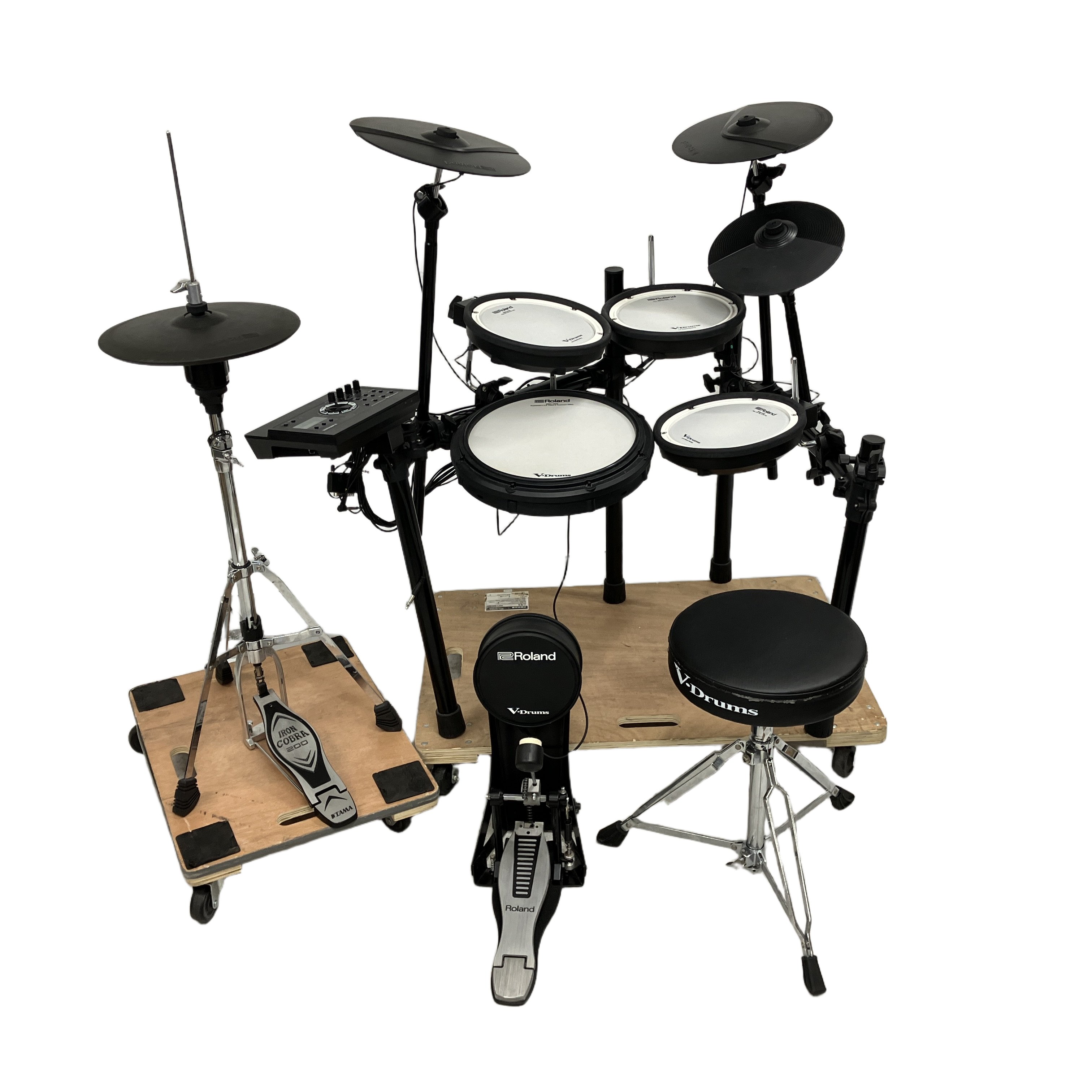 スマホ連携で楽しく本格的なドラム練習ができるV-Drumsのスタンダードモデル!