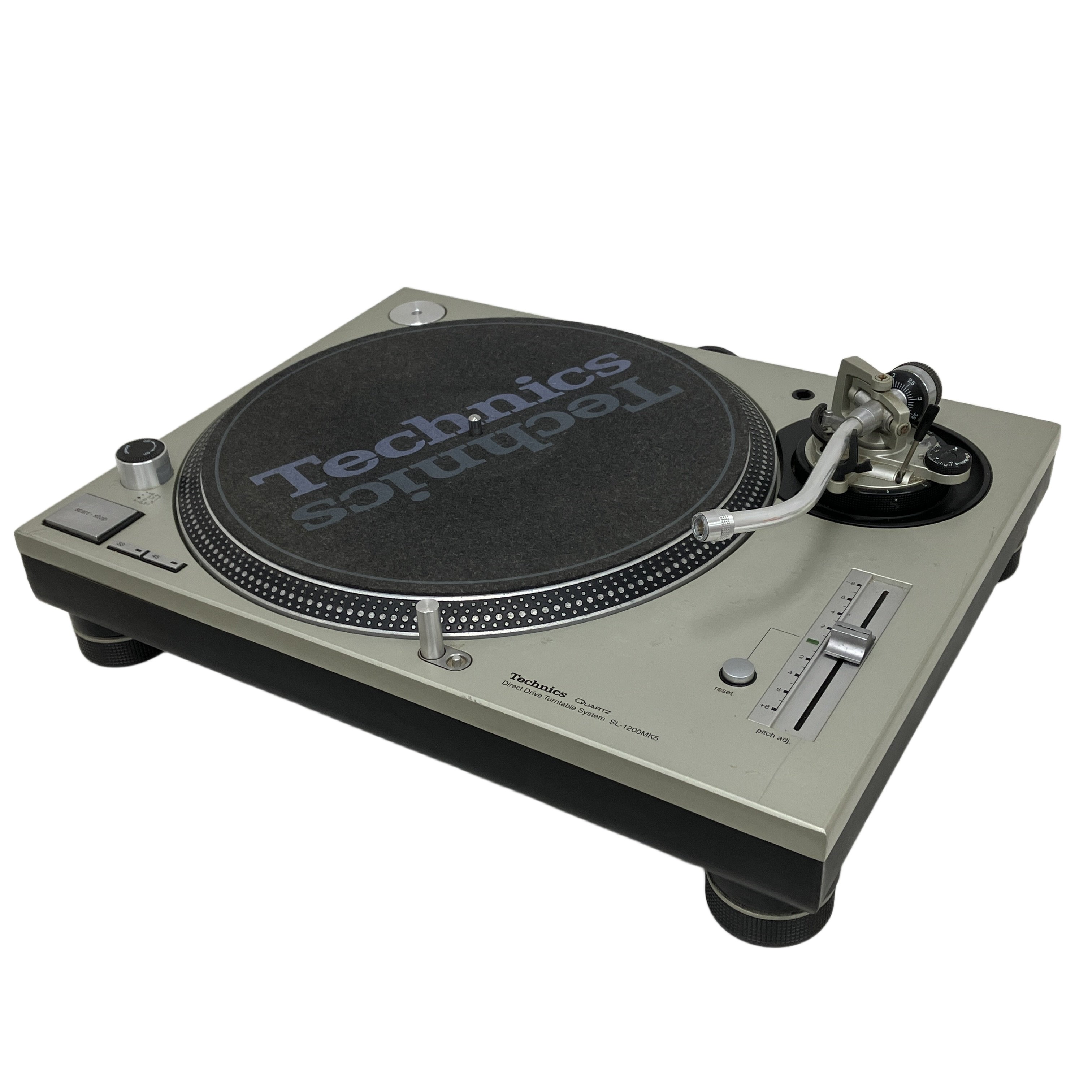 Technics SL-1200MK5 ターンテーブル アーム留め具破損 レコードプレーヤー テクニクス 音響機材 オーディオ 中古