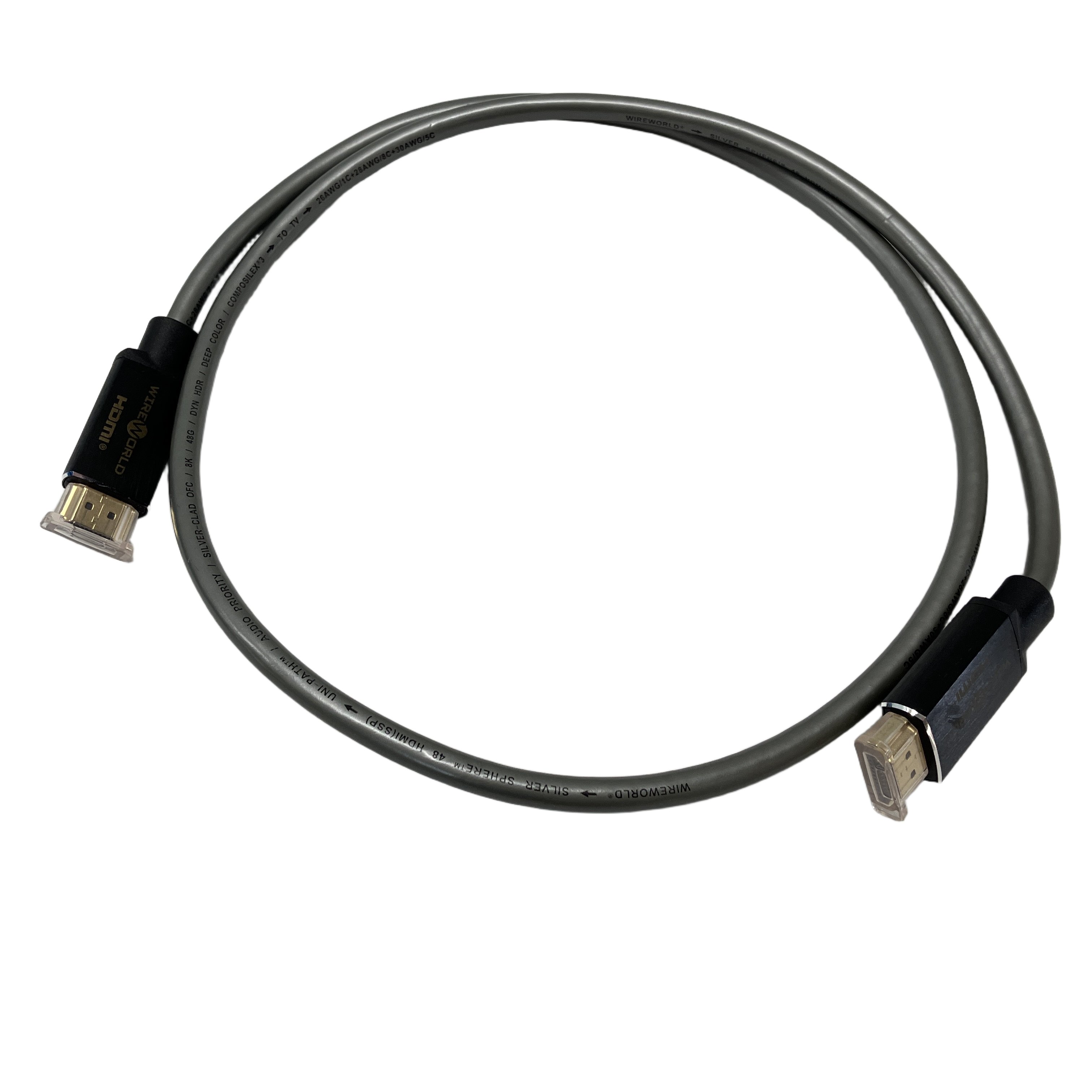 WIRE WORLD Silver Sphere 48 1.0m HDMI cable デジタルケーブル 音響機材 ワイヤーワールド 中古