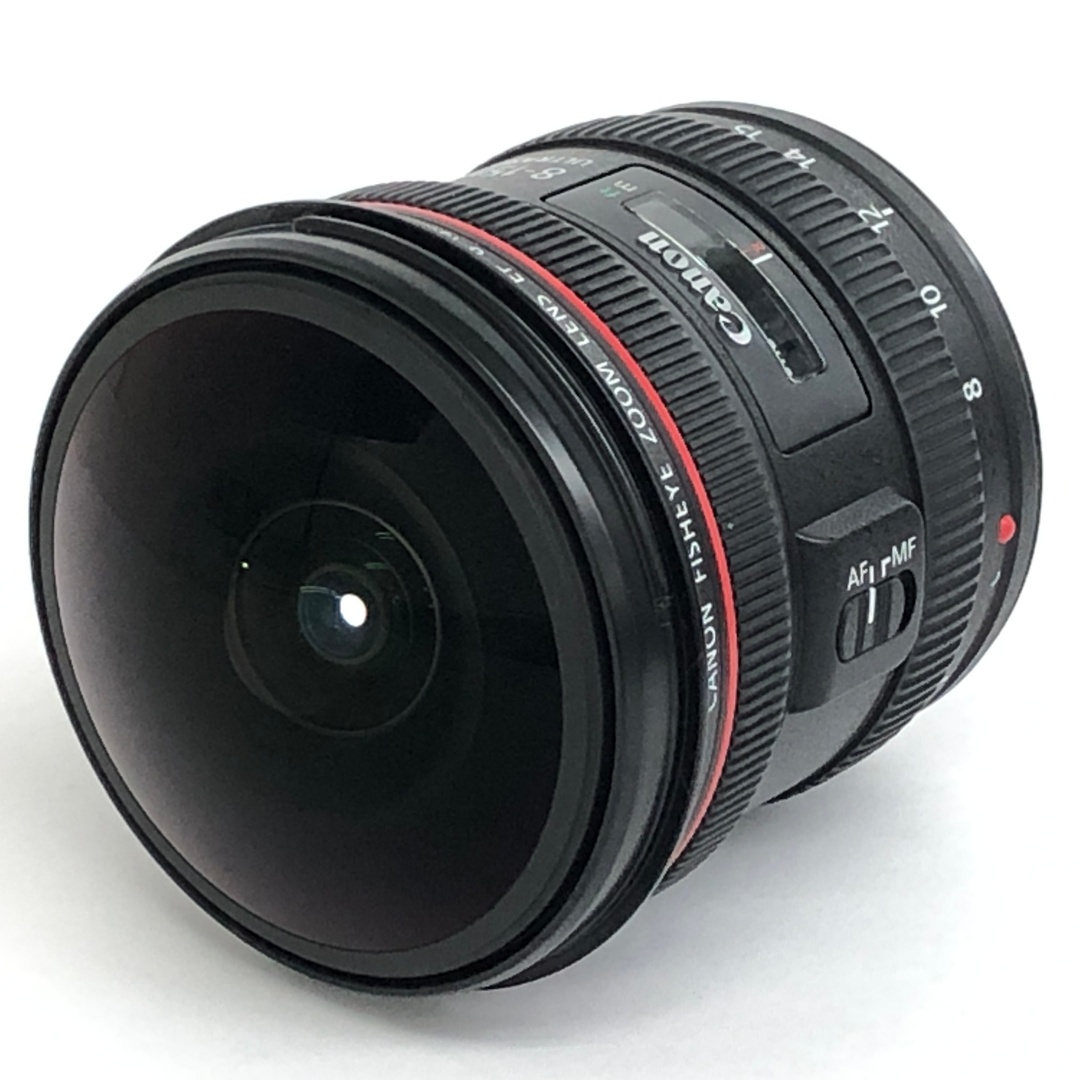 Canon FISHEYE ZOOM LENS EF 8-15mm F4 L USM 魚眼 ズームレンズ フィッシュアイ キャノン カメラ 周辺機器 中古