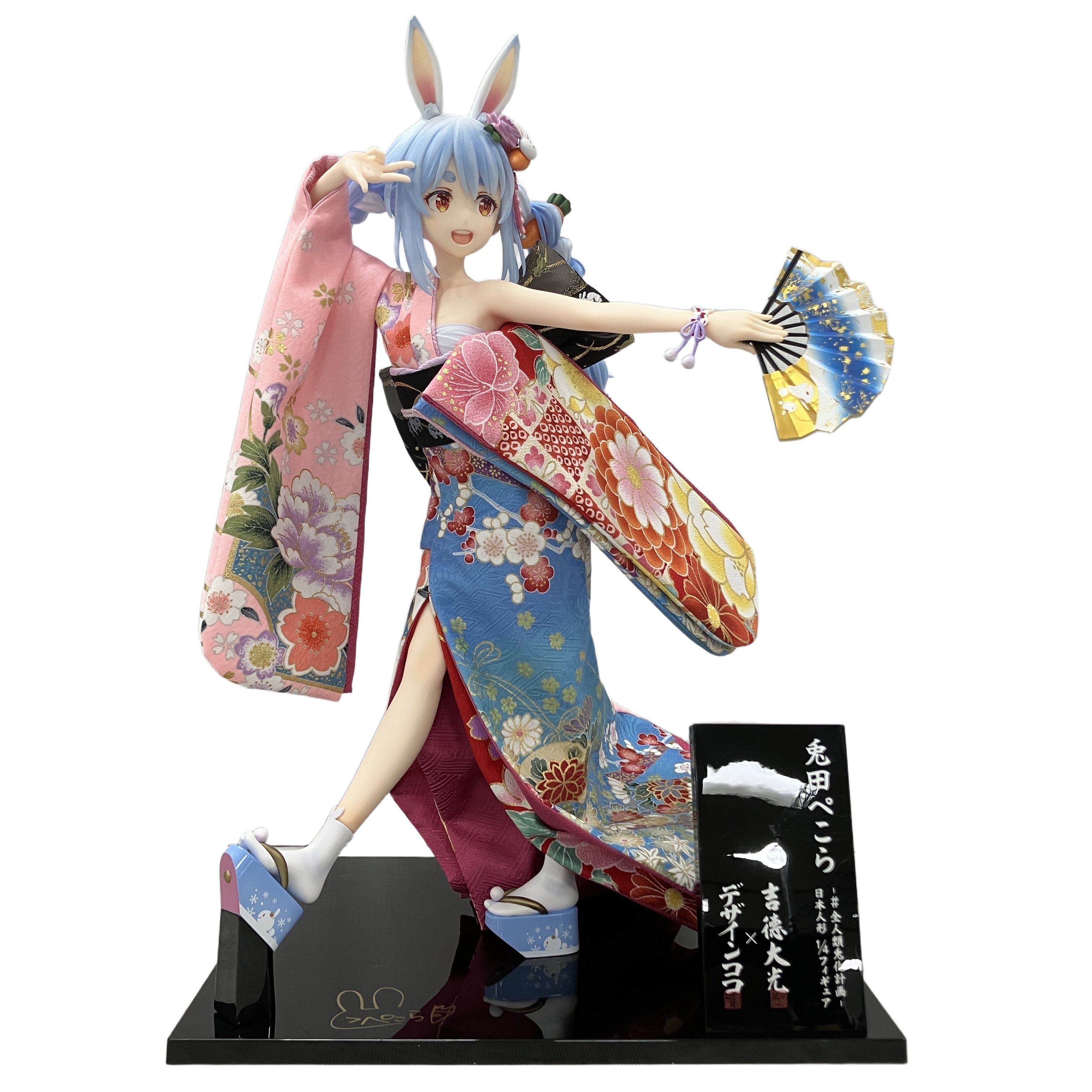 吉徳×デザインココ 兎田ぺこら ホロライブ 全人類兎化計画 日本人形 1/4 フィギュア VTuber 開封品 中古 美品